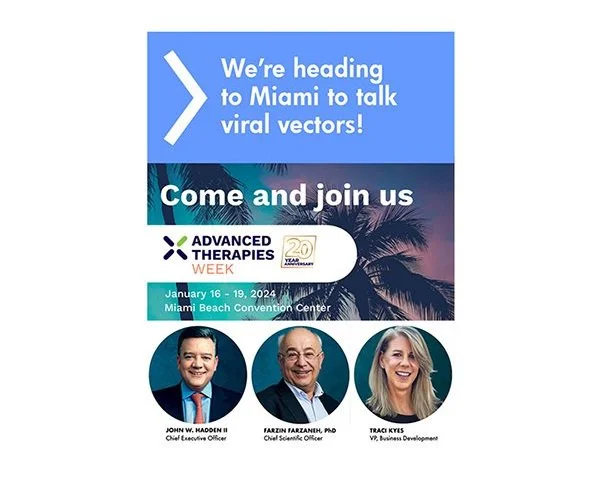 Advanced Therapies Week, Jan 16-19, 2024, Miami 