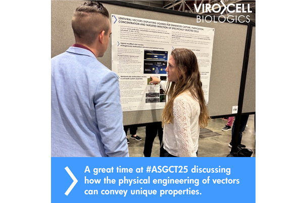 A great time at #ASGCT discussing how the physical engineering of vectors can convey unique properties.