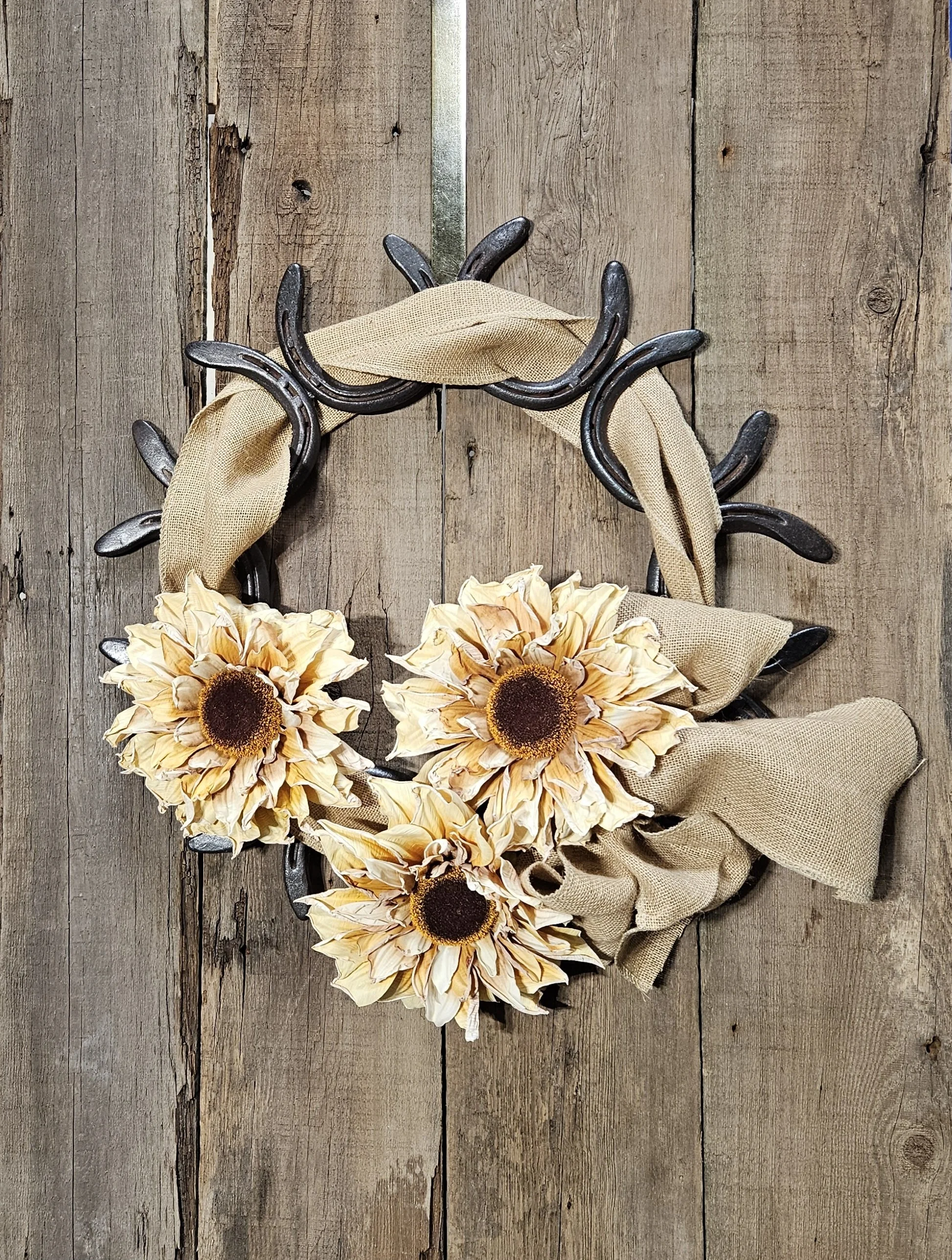 Sunflowers and Horseshoes
