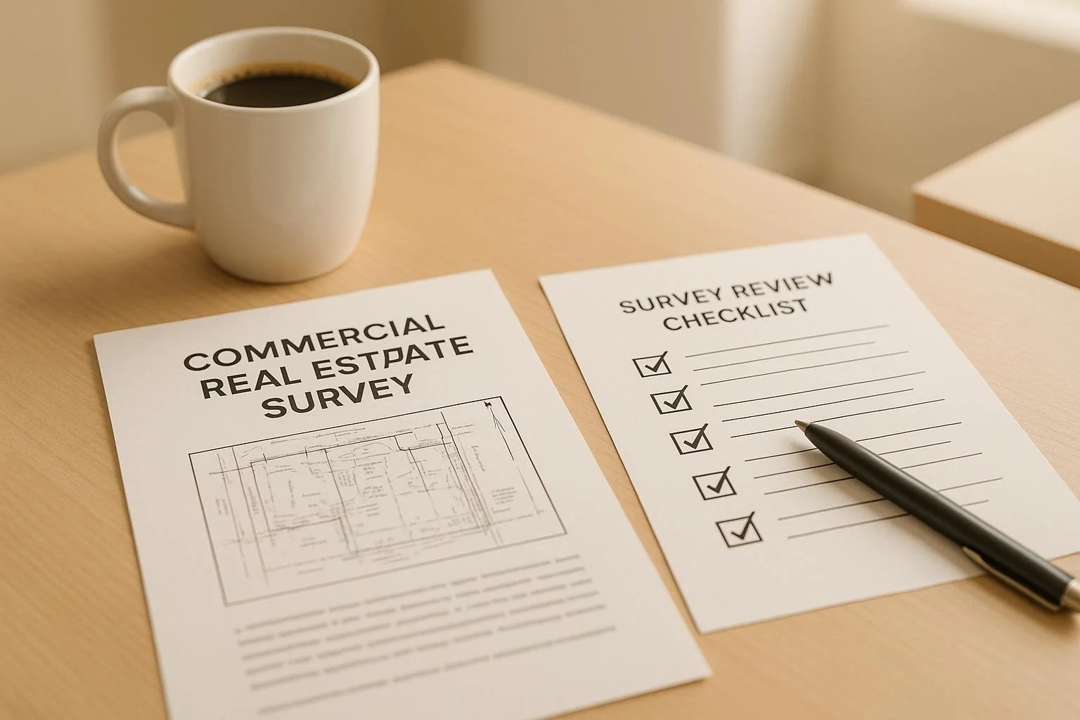 Survey Review Checklist for CRE Deals
