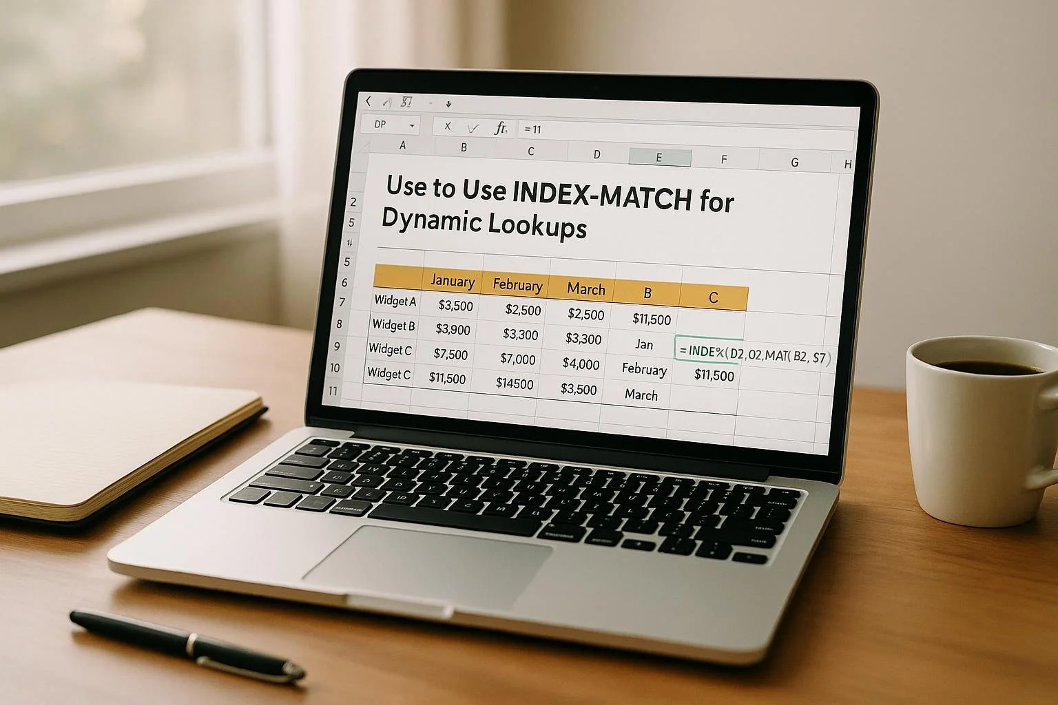 How to Use INDEX-MATCH for Dynamic Lookups