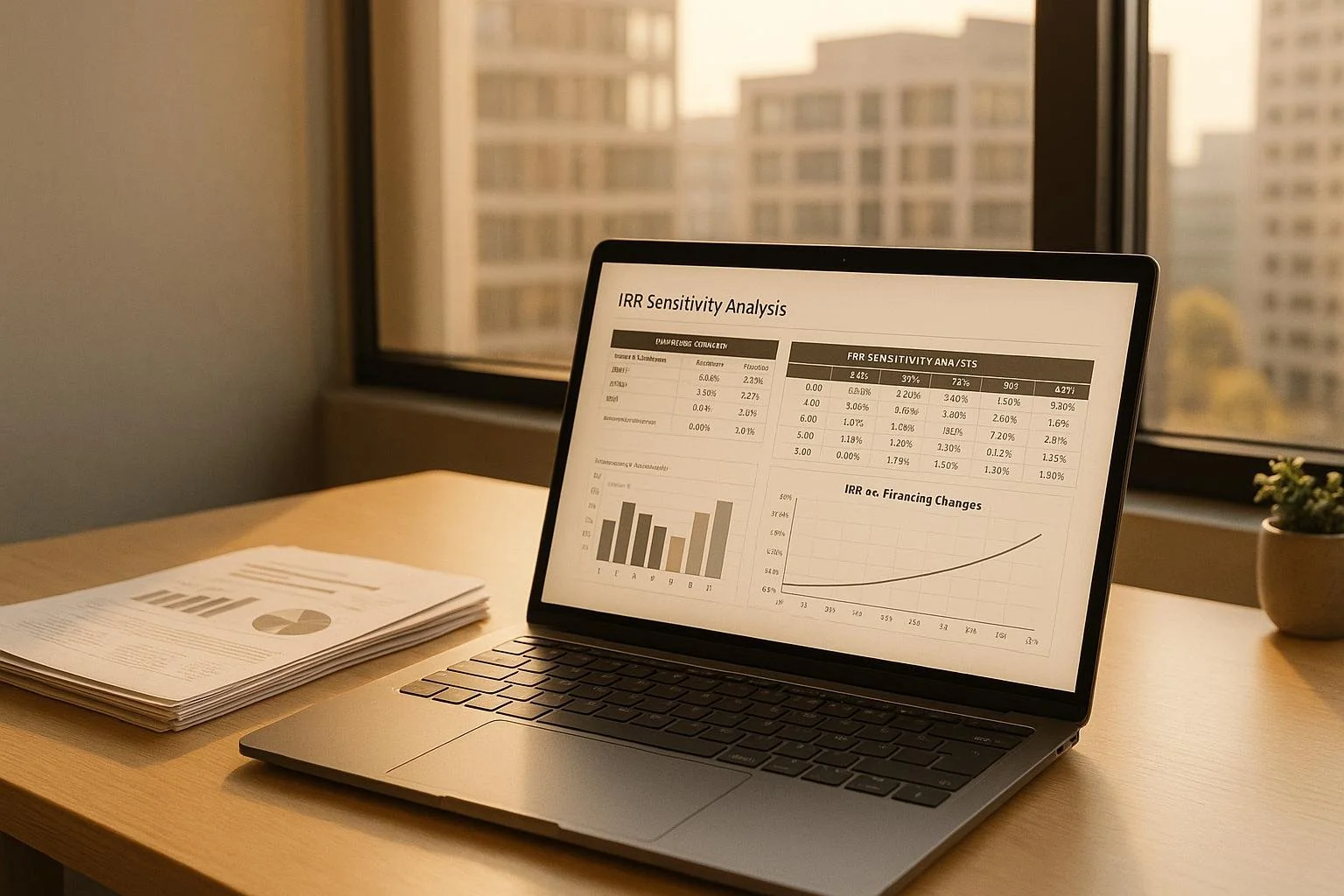 How to Model IRR Sensitivity with Financing Changes