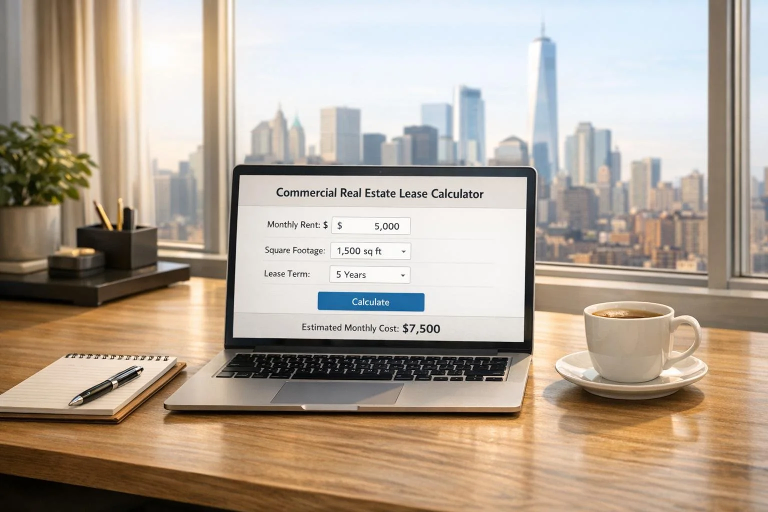 Commercial Real Estate Lease Calculator