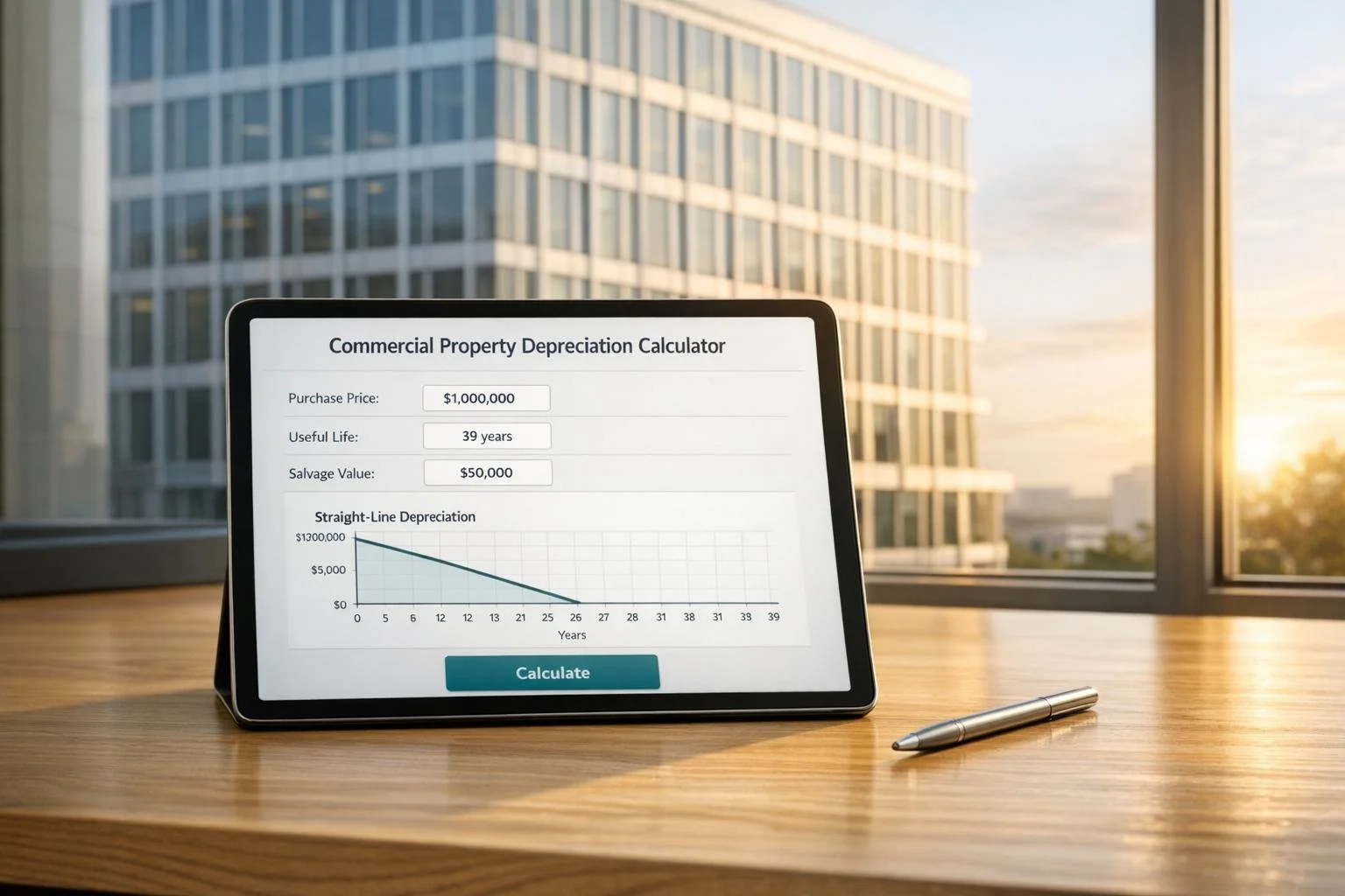 Commercial Property Depreciation Calculator