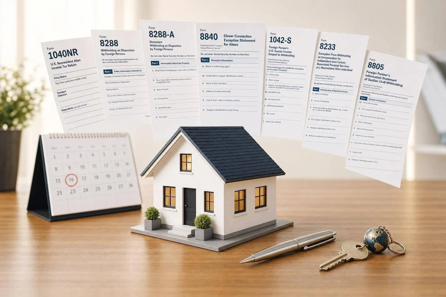 IRS Forms for Non-U.S. Real Estate Sellers
