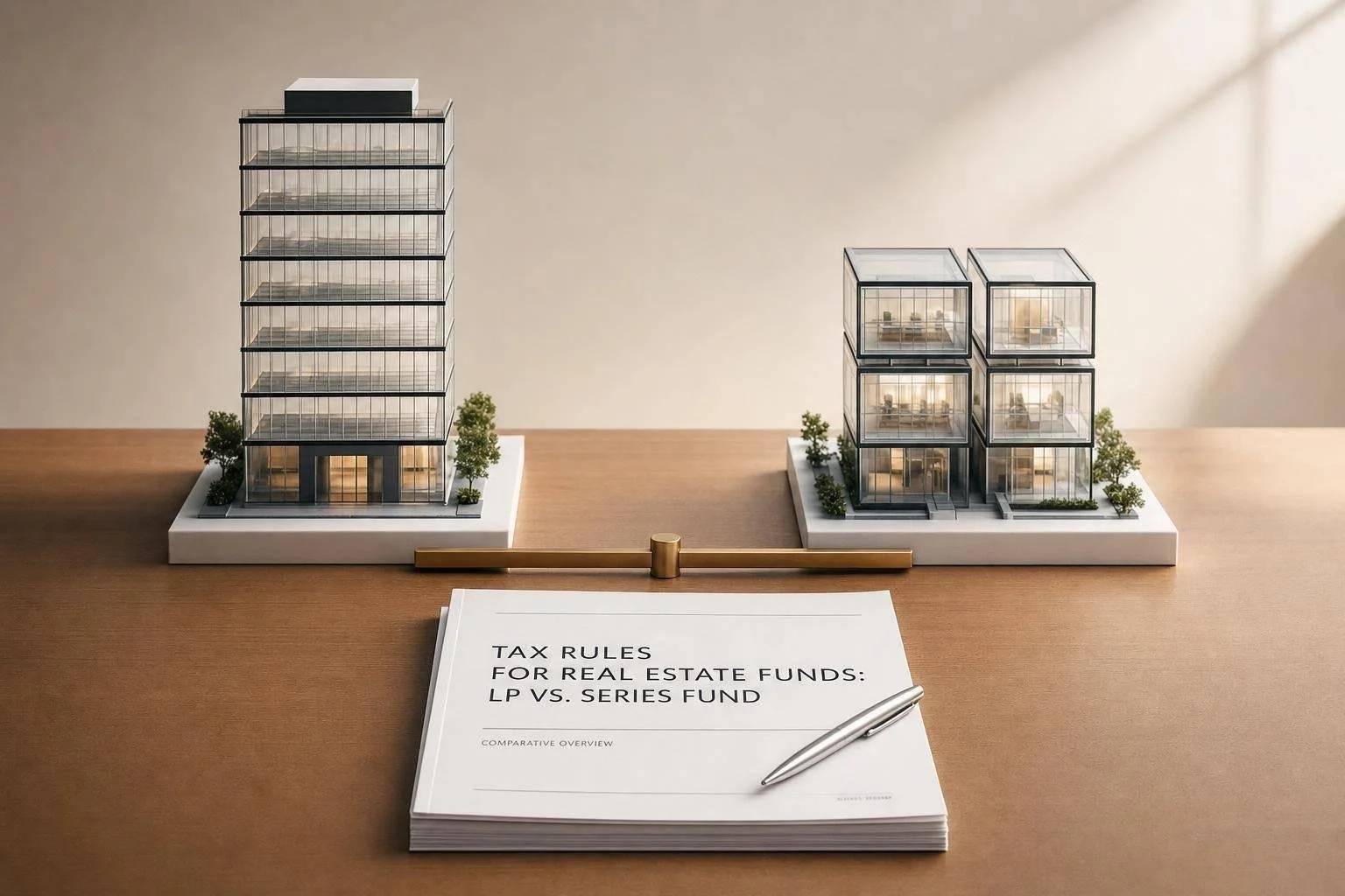 Tax Rules for Real Estate Funds: LP vs. Series Fund