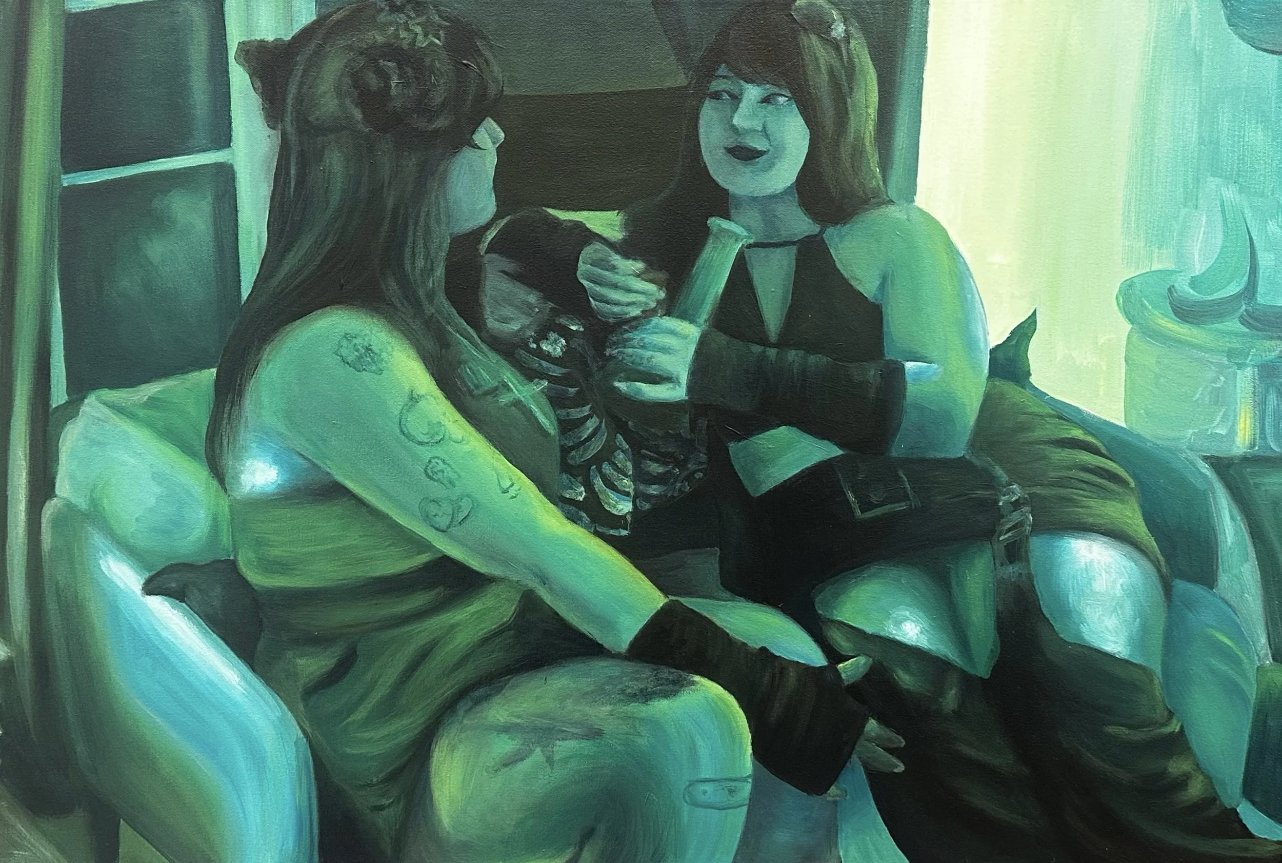 LIKEAG6,
2025,
Acrylic on canvas
36”x24”
