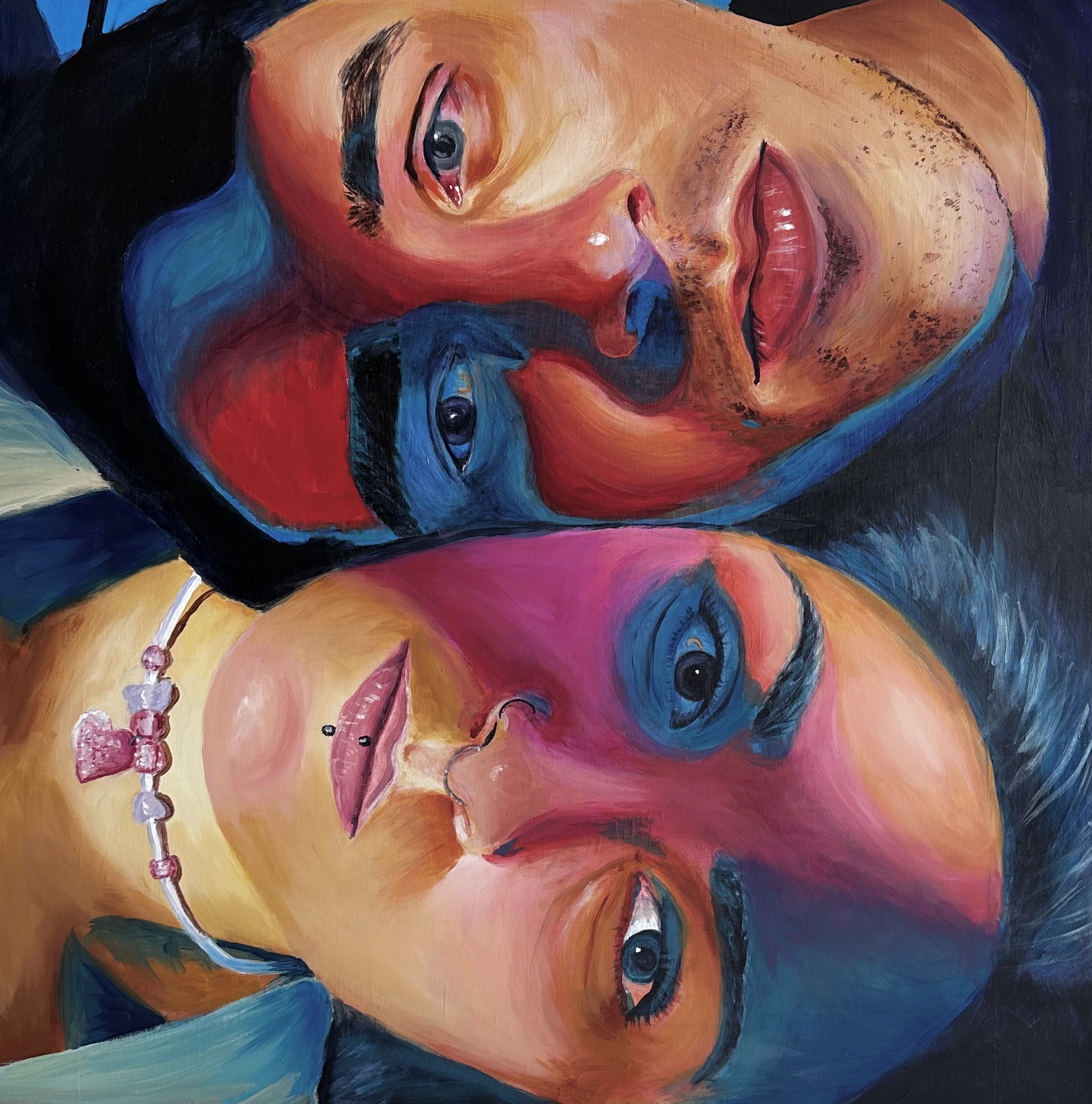 All My Love,
2024,
Acrylic on wood panel,
24" x 24"