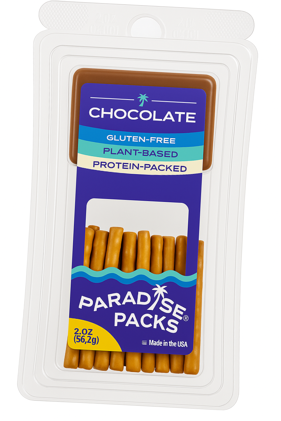 Paradise Pack Chocolate Spread & Gluten Free Pretzels (4 Pack) — Paradise  Spreads