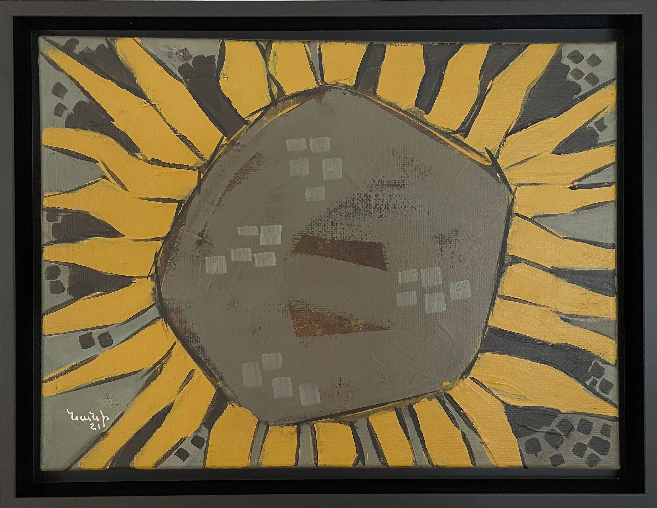 Close up 9’’ x 12’’ - 2021 - Acrylic on canvas