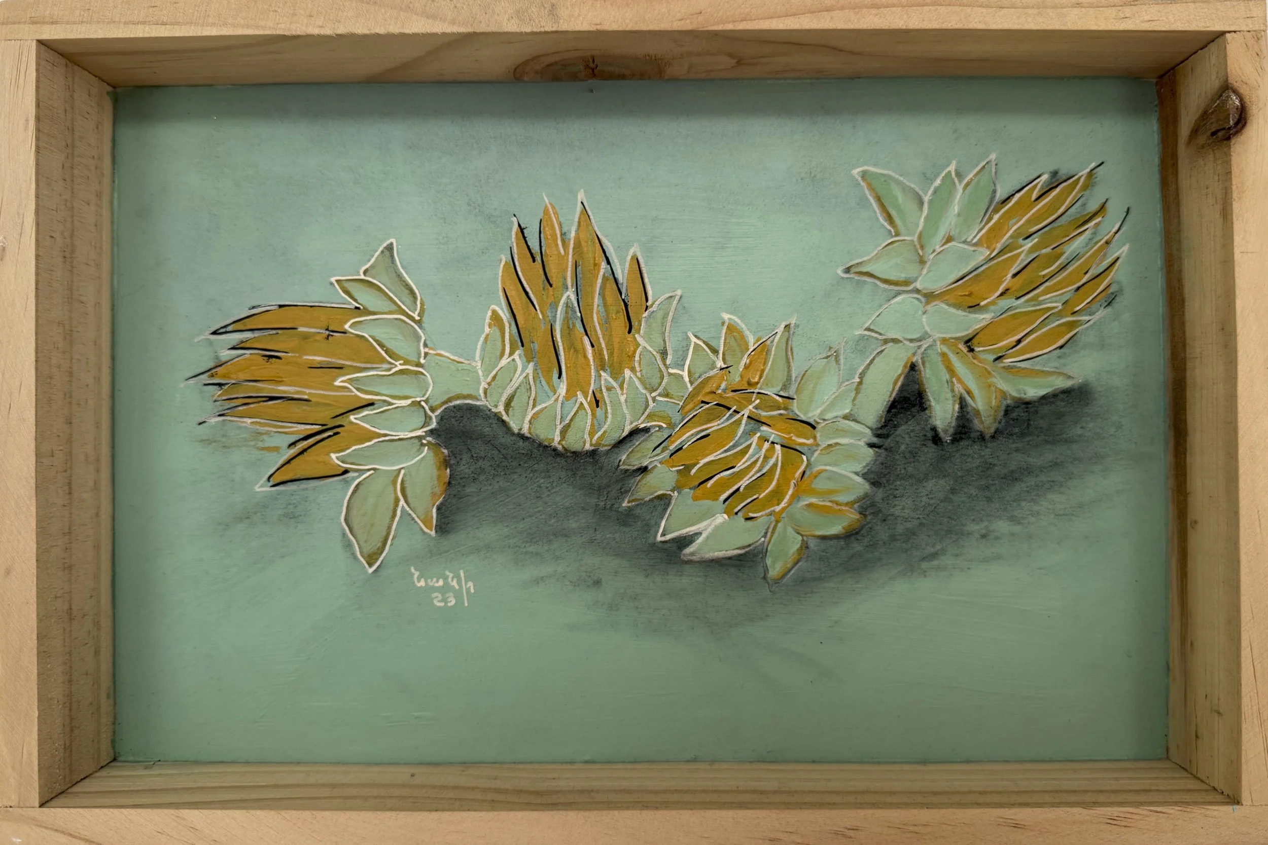 Calm 8’’ x 12’’ - 2023 - Acrylic on wood