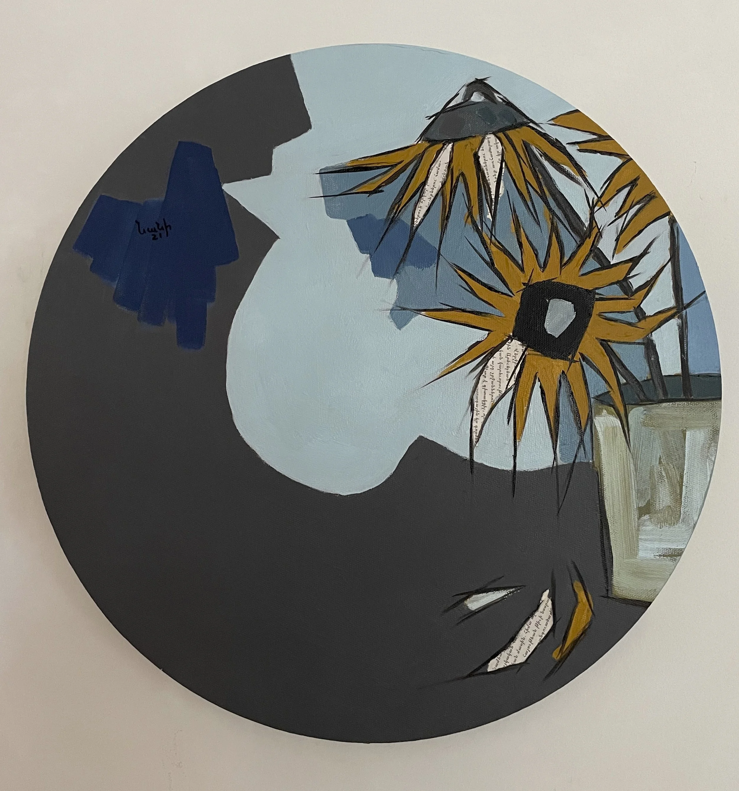 Distraction 16’’ - 2021 - Acrylic on canvas