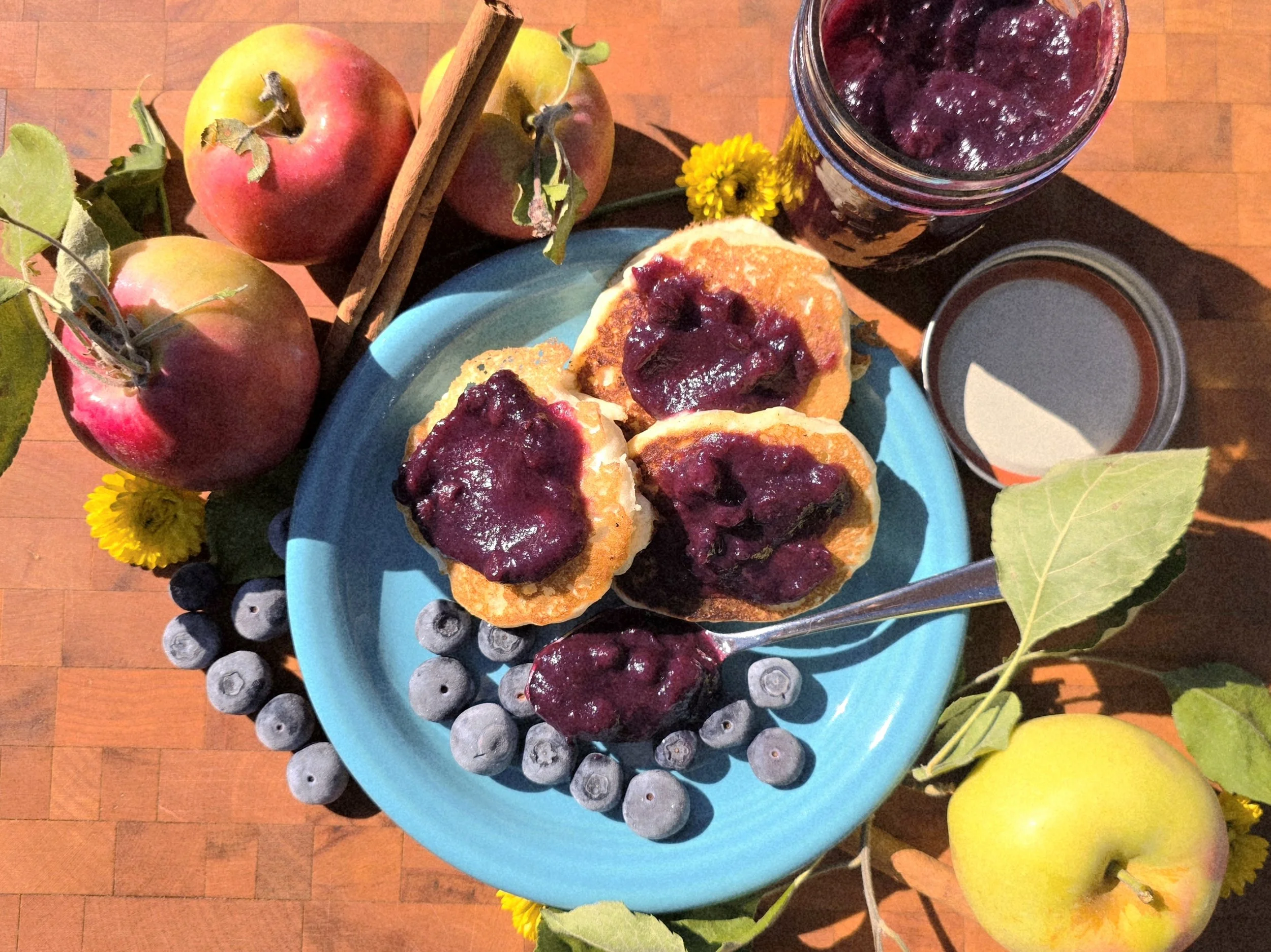 Apple Blueberry Spread