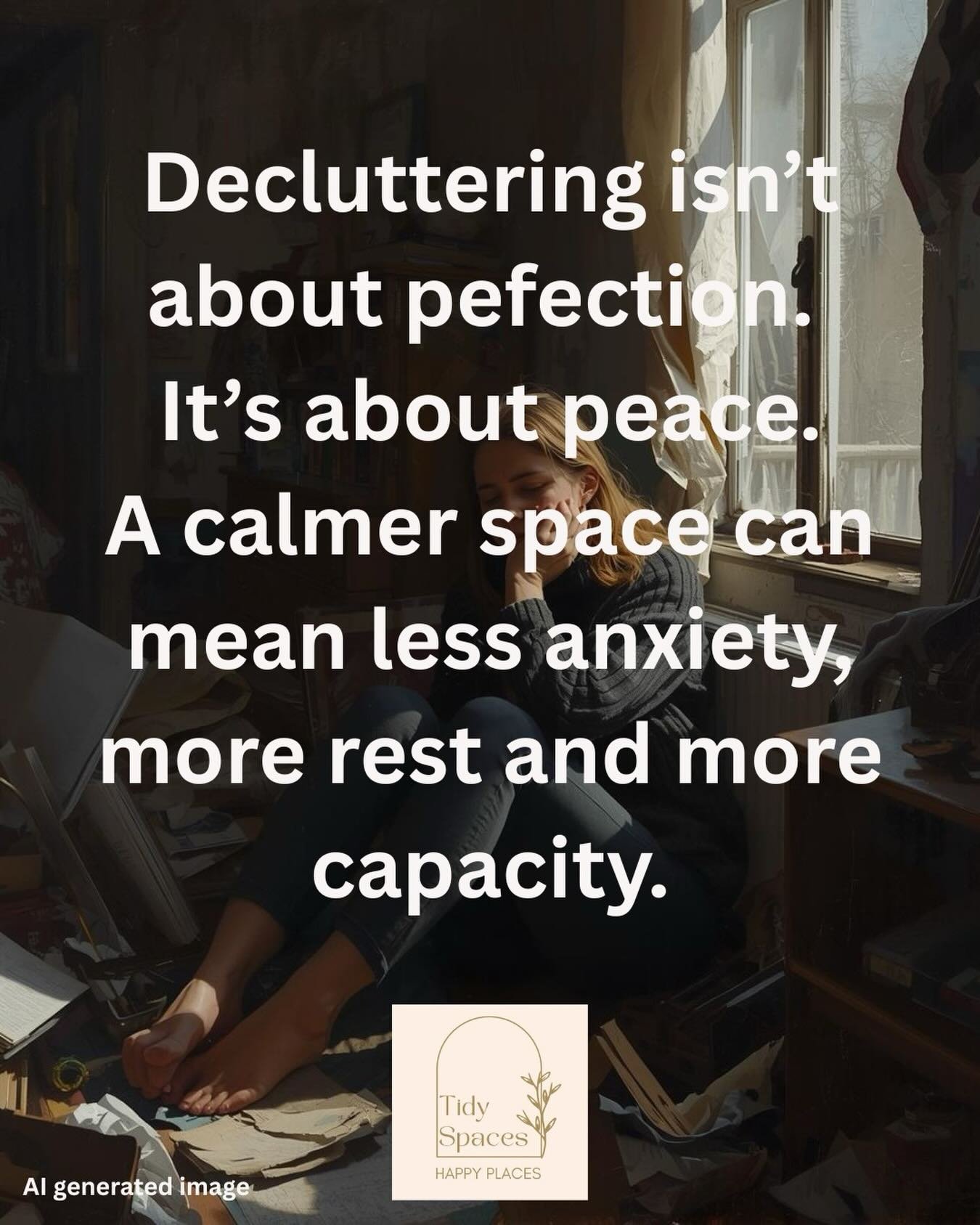 Your home doesn&rsquo;t need to be perfect. It needs to support you. A lived-in home can still be a calm one.

📩 hello@tidyspaceshappyplaces.co.uk #livedin #perfection #clutterfree #derby #home