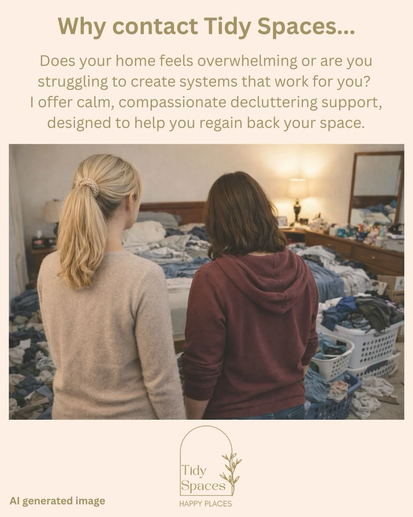 For many people, the most difficult part of creating a clutter-free home is knowing where to start. If your space feels overwhelming or you&rsquo;re unsure how to move forward, support can make all the difference.

I provide personalised, practical g