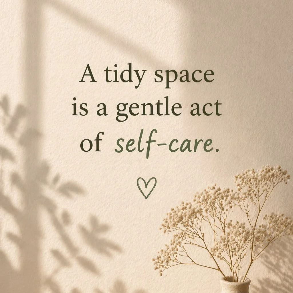 Always set time for you and this is a part of self care, having a tidy space will set you up for a calming state. Be selfish and put your first with some self care. #selfcare #beselfish #tidymind #tidyhome