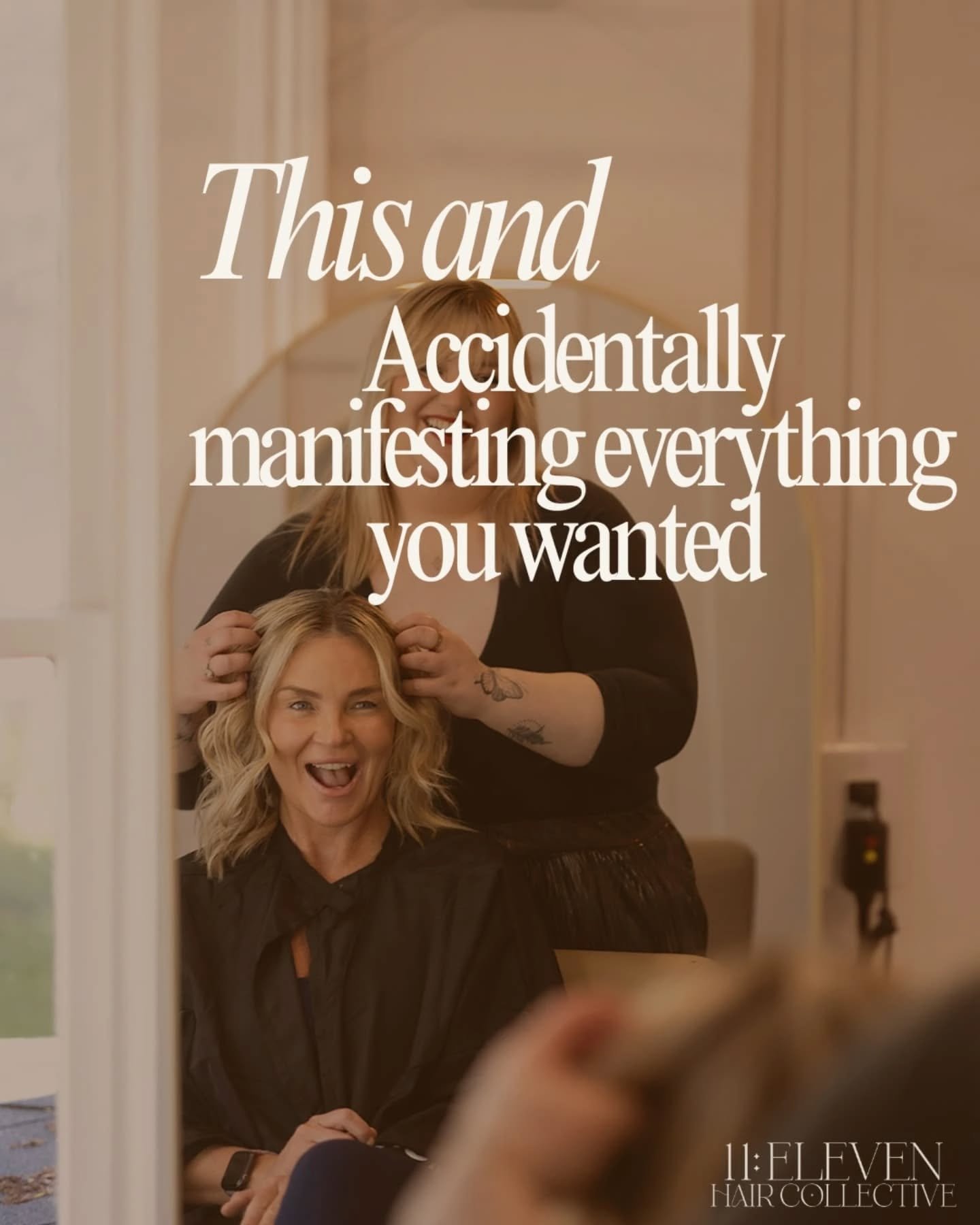 Come for the hair. Stay for the energy shift.