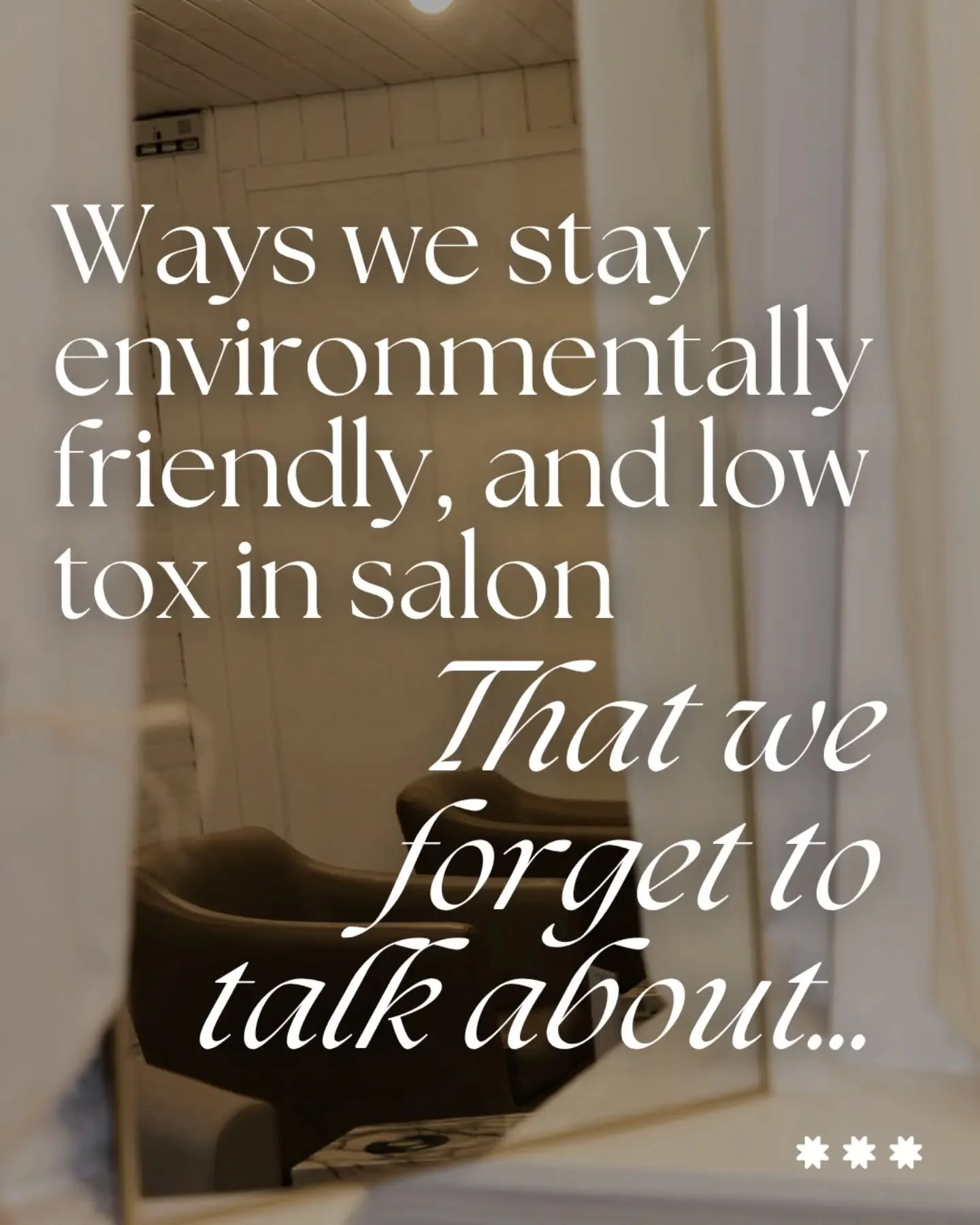 The small things we do that matter.
Did you know the beauty industry is one of the highest for waste? We do what we can to minimize that! 

We take your hair health, our health, and the health of the planet seriously ✌️

Book a haircut, save the worl