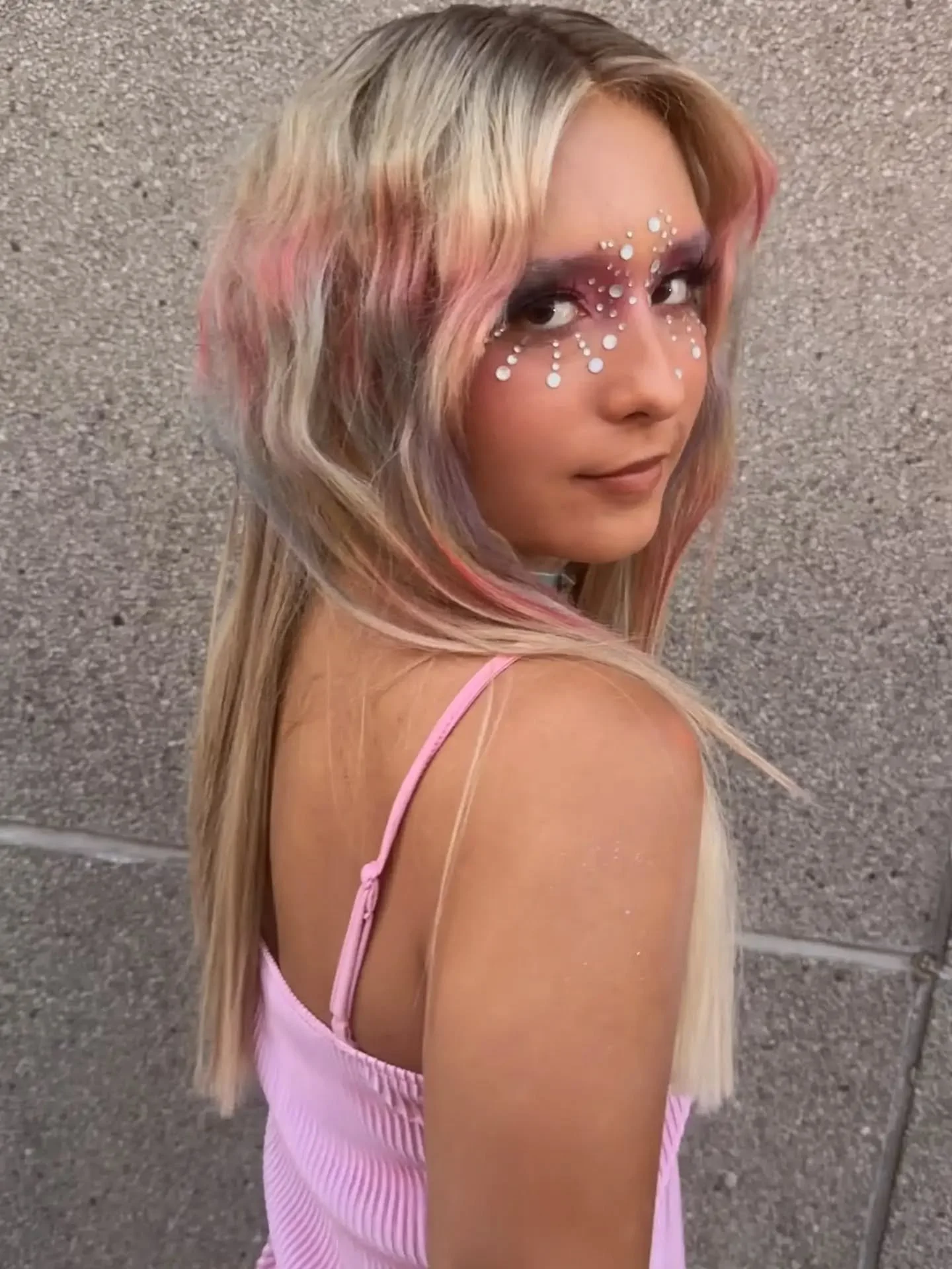M O D E L  O N E: 
I N S P O: Soft and feminine, but never fragile.
This look explores the space between bubblegum pop and '90s grunge&mdash;where sweetness meets attitude and individuality wins every time.
Playful. Confident. Unapologetically hersel