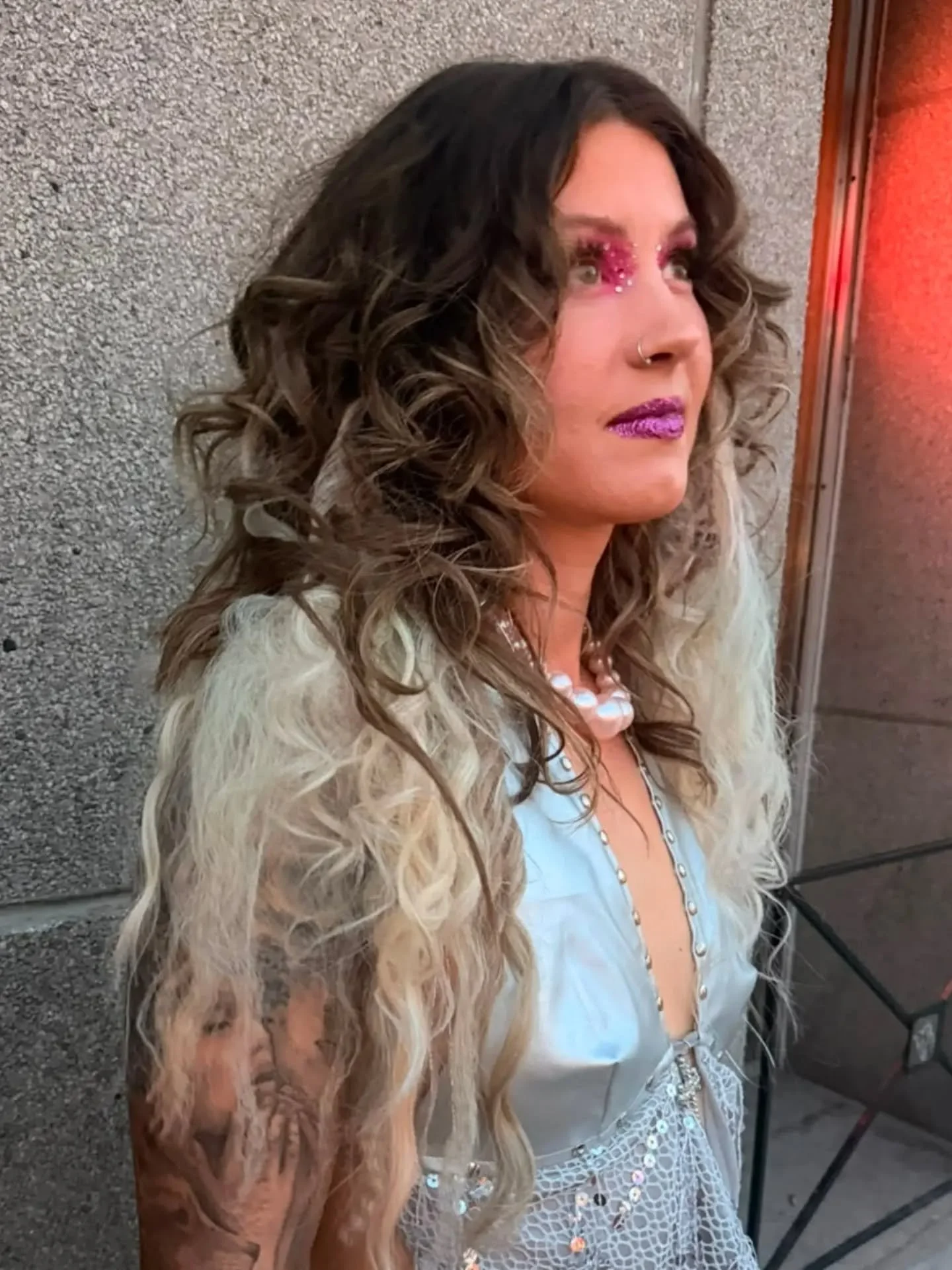 M O D E L. T W O
I N S P O: Bold and expressive, but never too much.
Inspired by the girls who were told to tone it down and never did.
Big hair. Metallic shine. Main character energy.

HAIR: @manegirllyndsay assisted by @lolaedenhair 
MAKEUP: @beaut