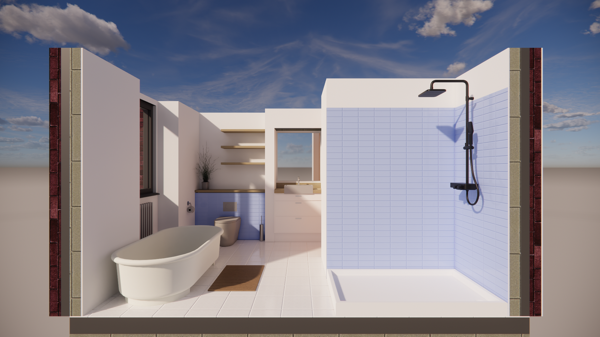 Interior Design - Spare Room conversion to a Bathroom