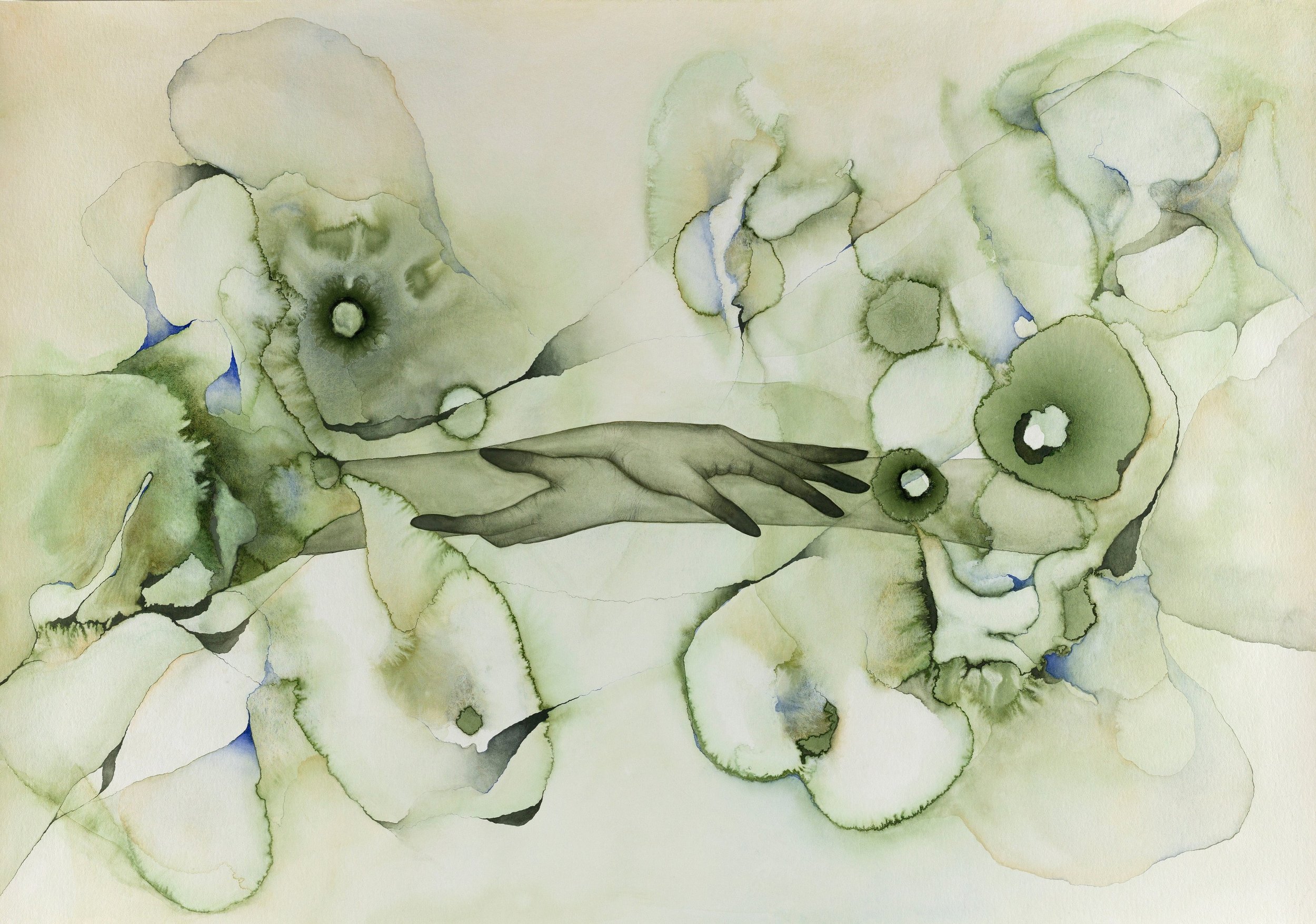 Amparo, 2023. Aquarela sobre papel. 70 x 100 cm | 27,5 x 39,4 in.