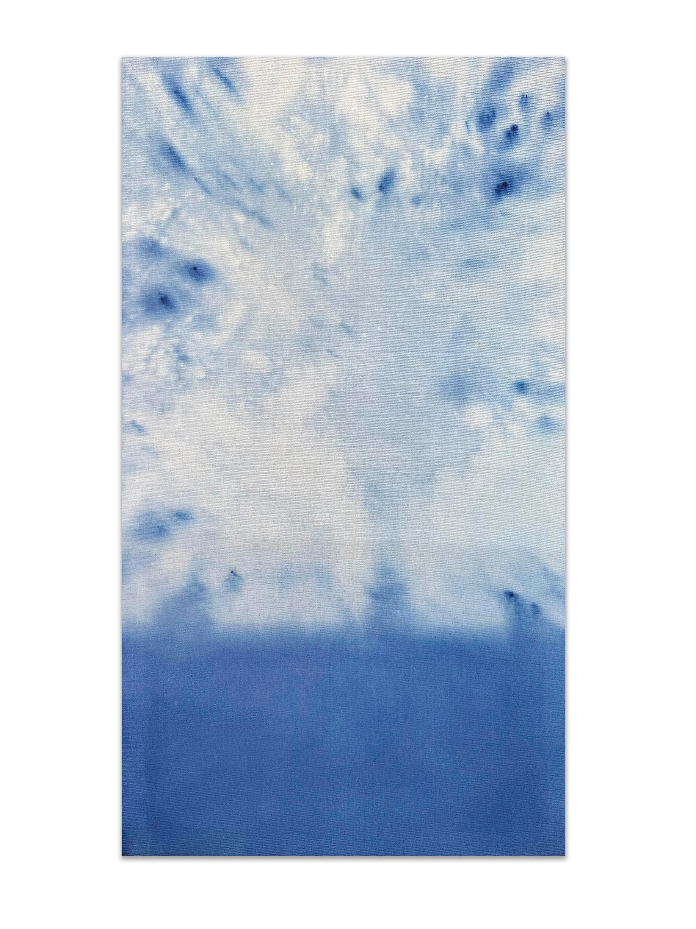APNEIA 02, 2026.
Aquarela sobre algodão, 53 x 97 cm