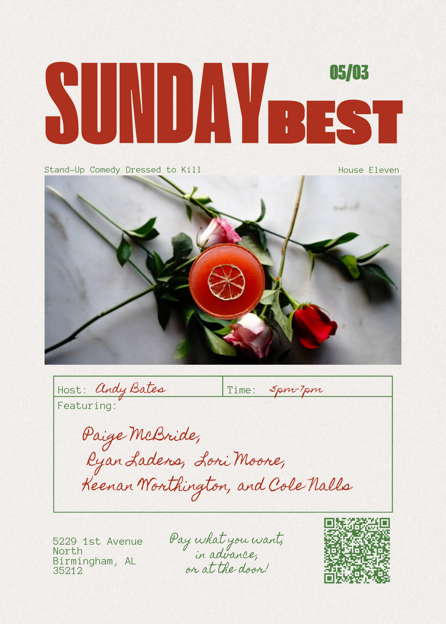 Sunday's Best: A Comedy Showcase 