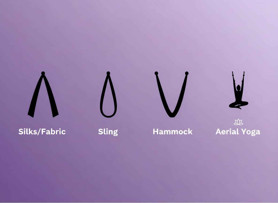 Aerial Sling vs Aerial Hammock vs Aerial Yoga vs Silks vs Fabric: What’s the Difference?