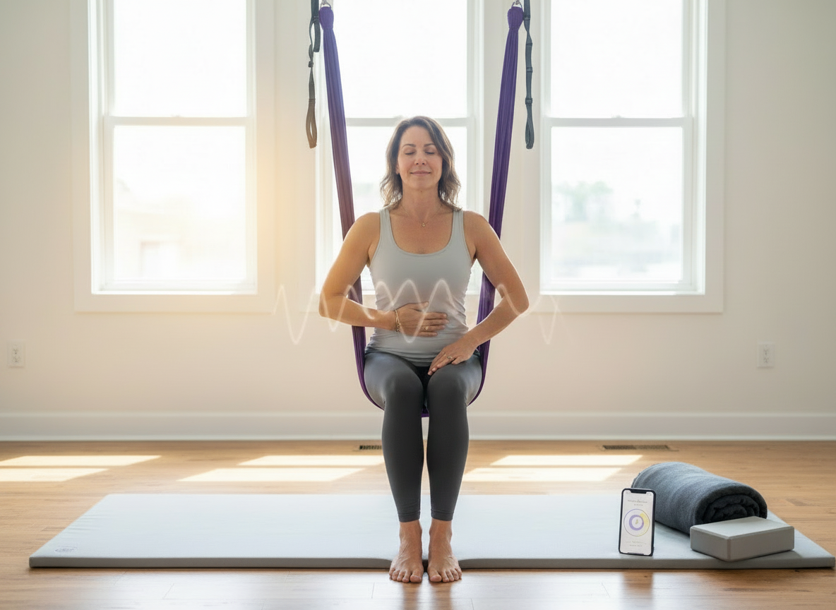 Aerial Sling, Hammock + Your Nervous System: Why “Regulation First” Makes Skills Safer and Faster