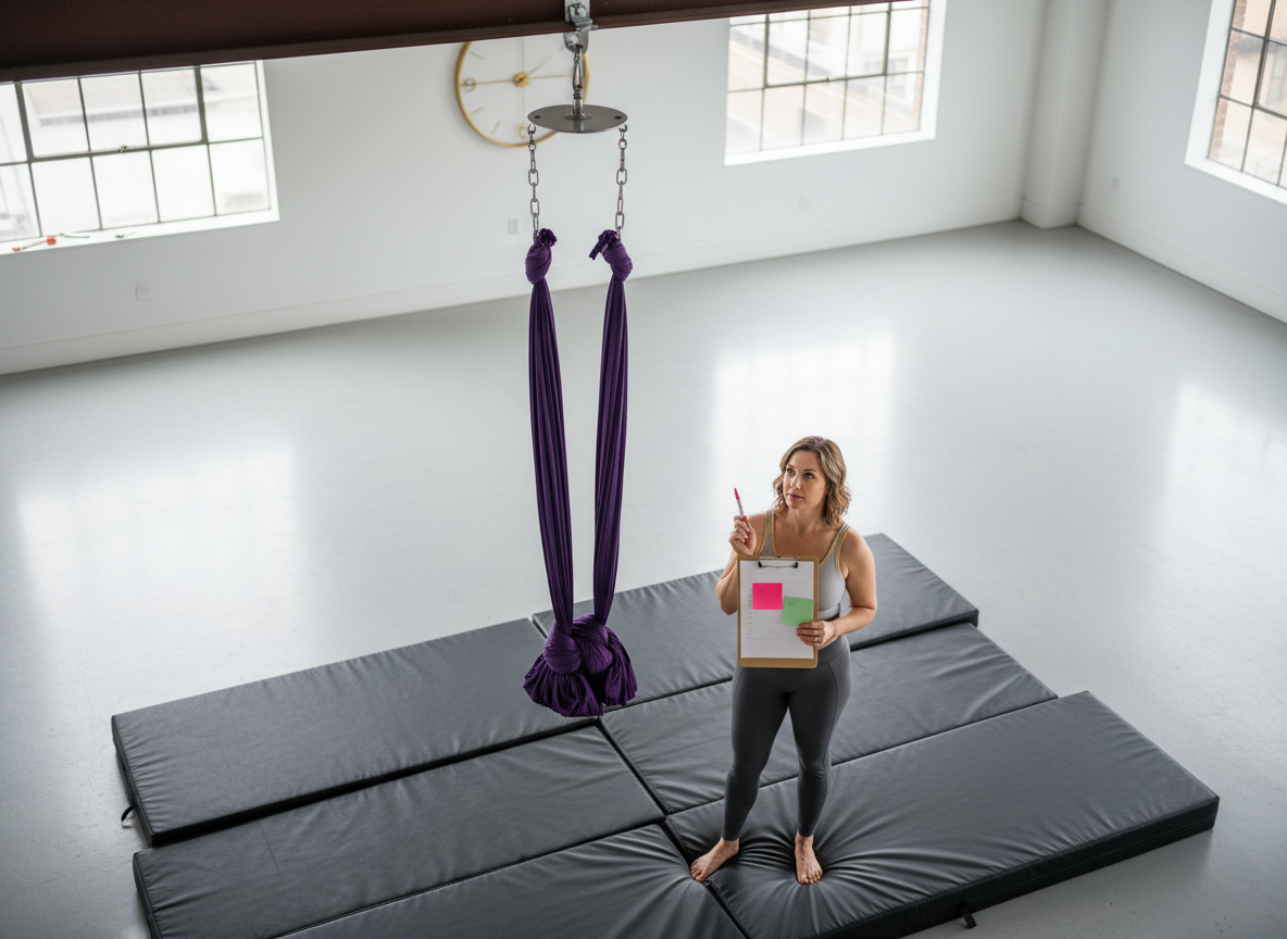 Studio Student Reality Check: Aerial Hammock Class Safety (Red Flags, Green Flags, and What to Do If You’re Being Rushed)