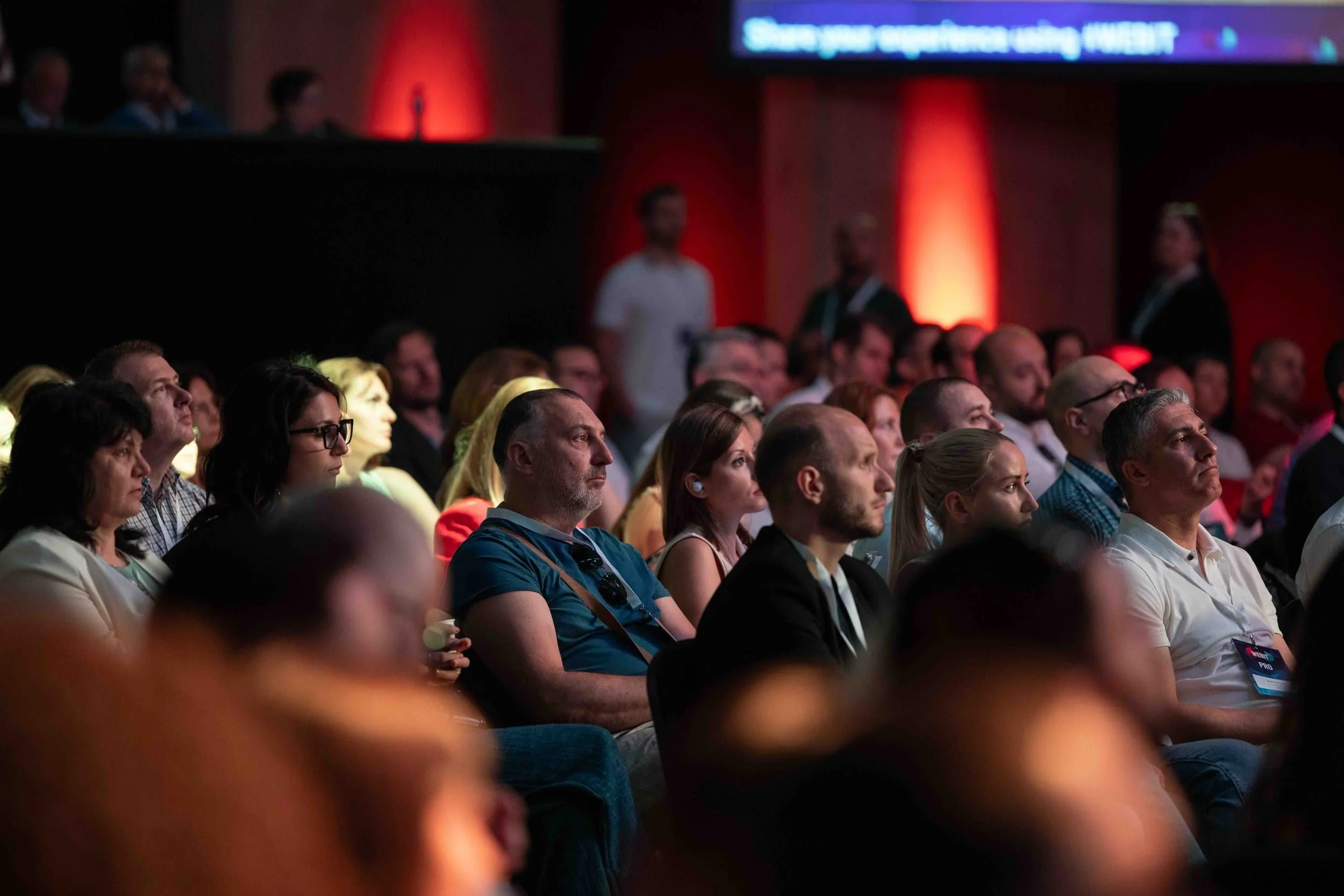 Audience reaction during Webit 2025 in Sofia
