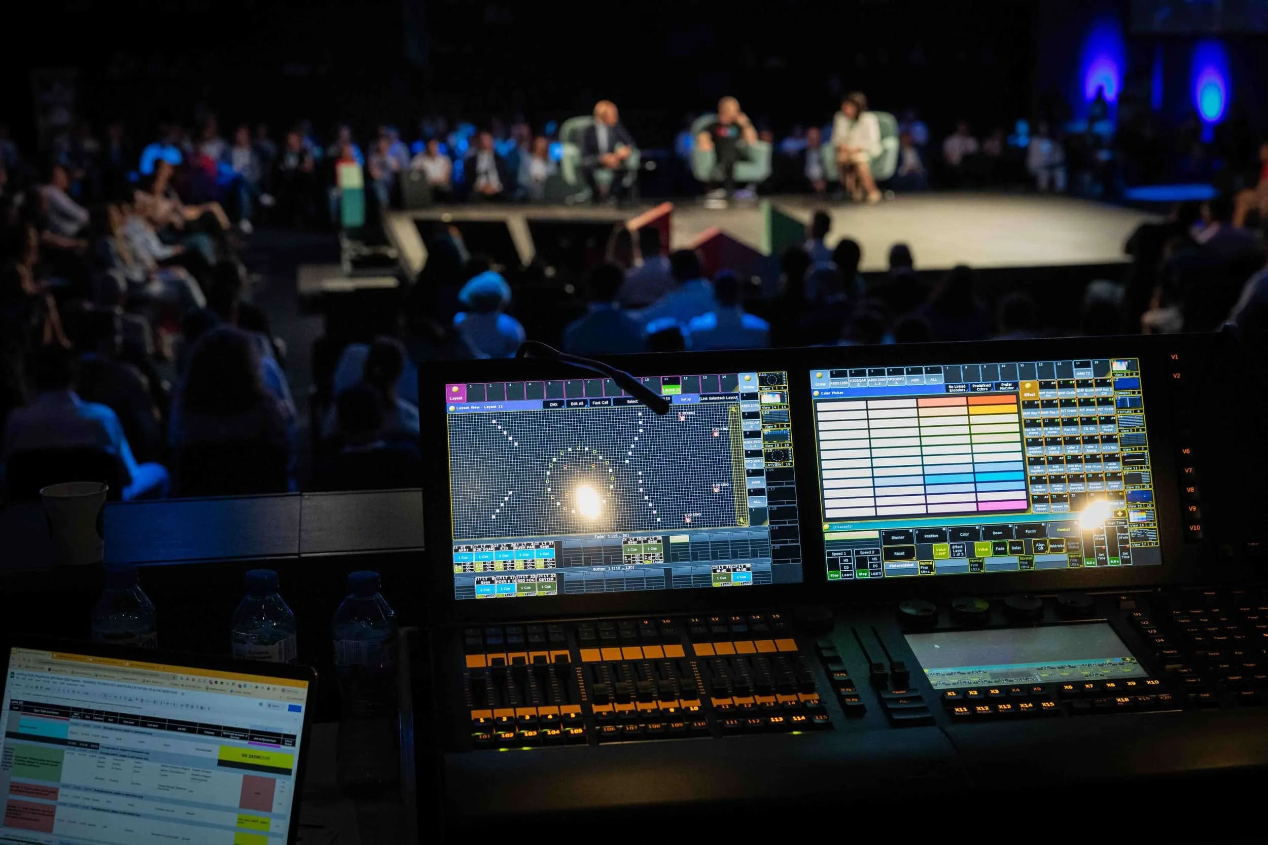 Event production and stage lighting at Webit 2025 in Sofia