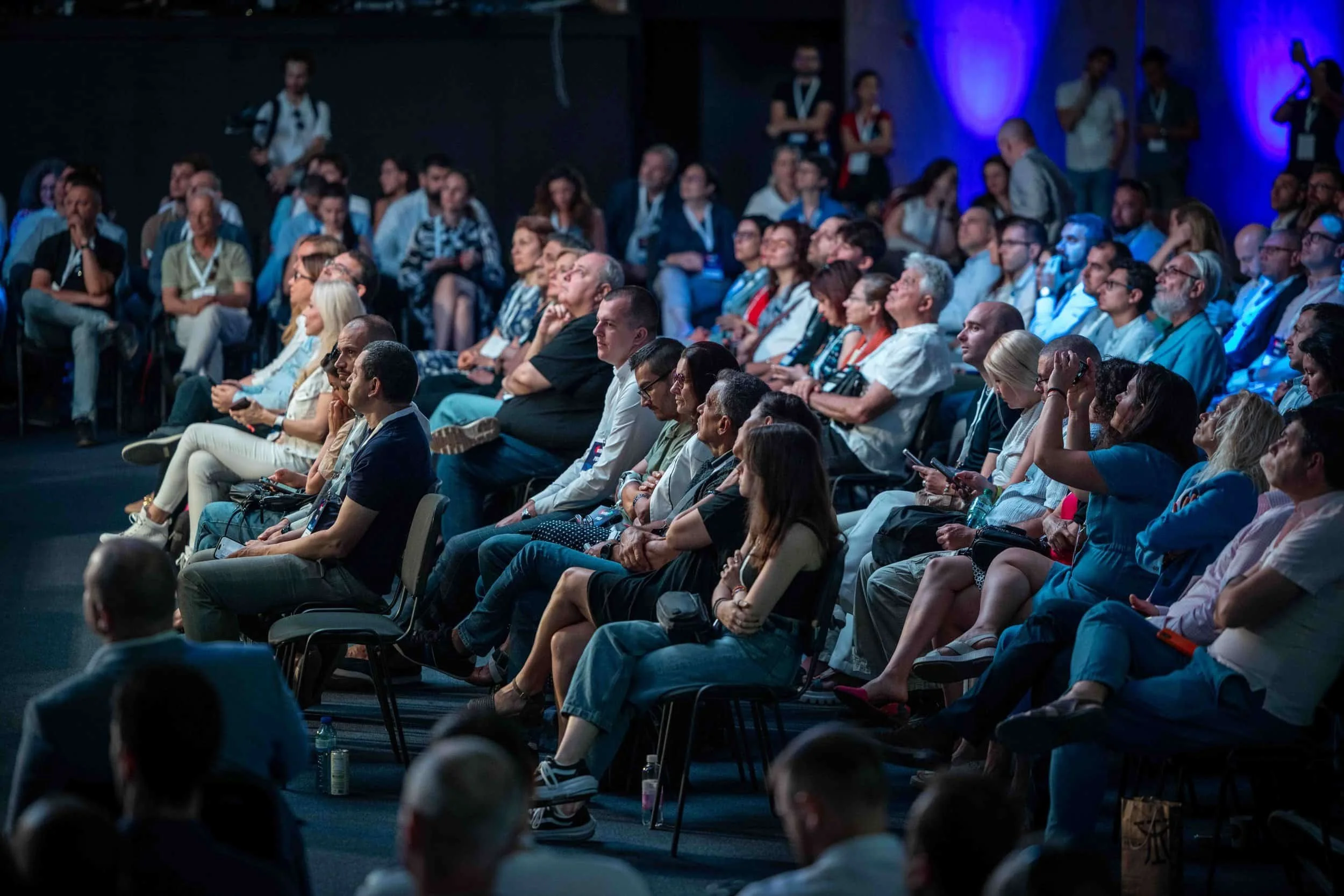 Audience during the Webit 2025 conference programme in Sofia