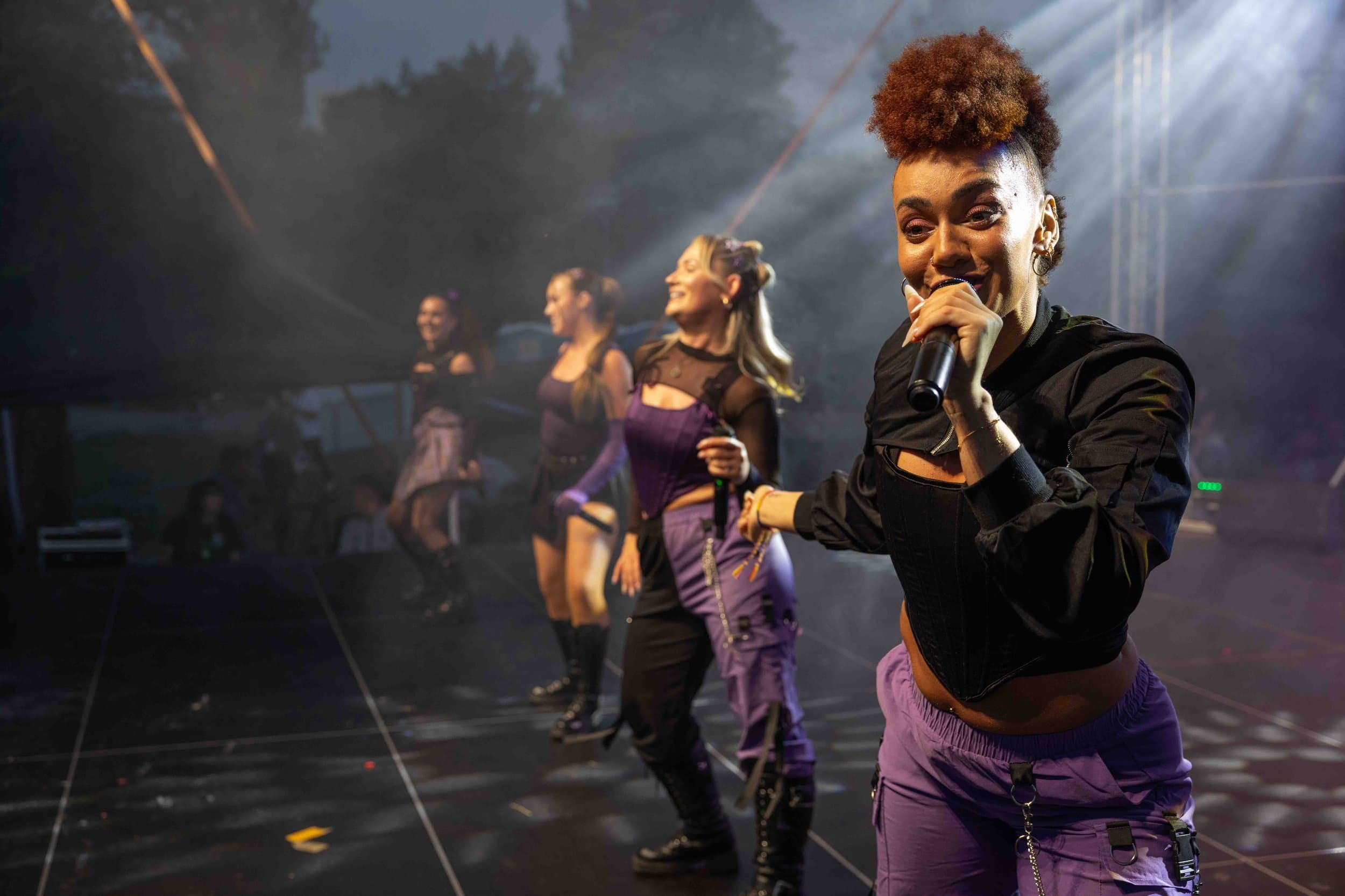 K-pop performers on stage at the Asian Festival in Sofia