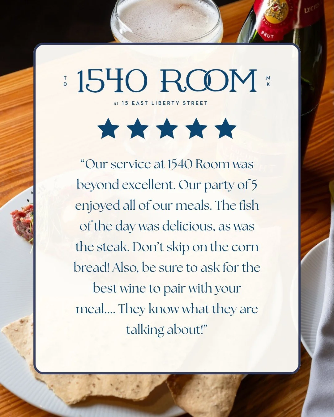 Exceptional service, delicious dishes, and wine pairings that hit the mark&hellip; Come experience 1540 Room for yourself! Our dining room is back open tonight 🌟

Book your reservation now via OpenTable or Resy! 

#1540Room #TheDesoto #Savannah #Vis