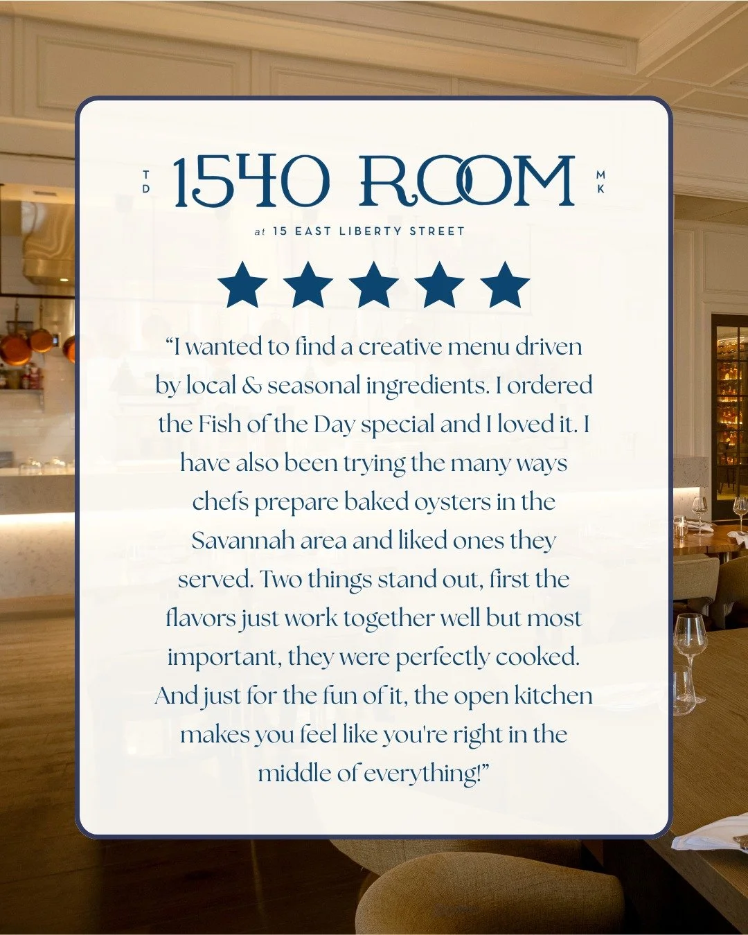A creative menu driven by local and seasonal ingredients&hellip; 1540 Room has you covered! Come taste the difference tonight!🍴

#1540Room #TheDesoto #Savannah #VisitSavannah #TheDesotoGA #Cheers #SavannahGA #HistoricSavannah #TheDesotoSavannah #Tra