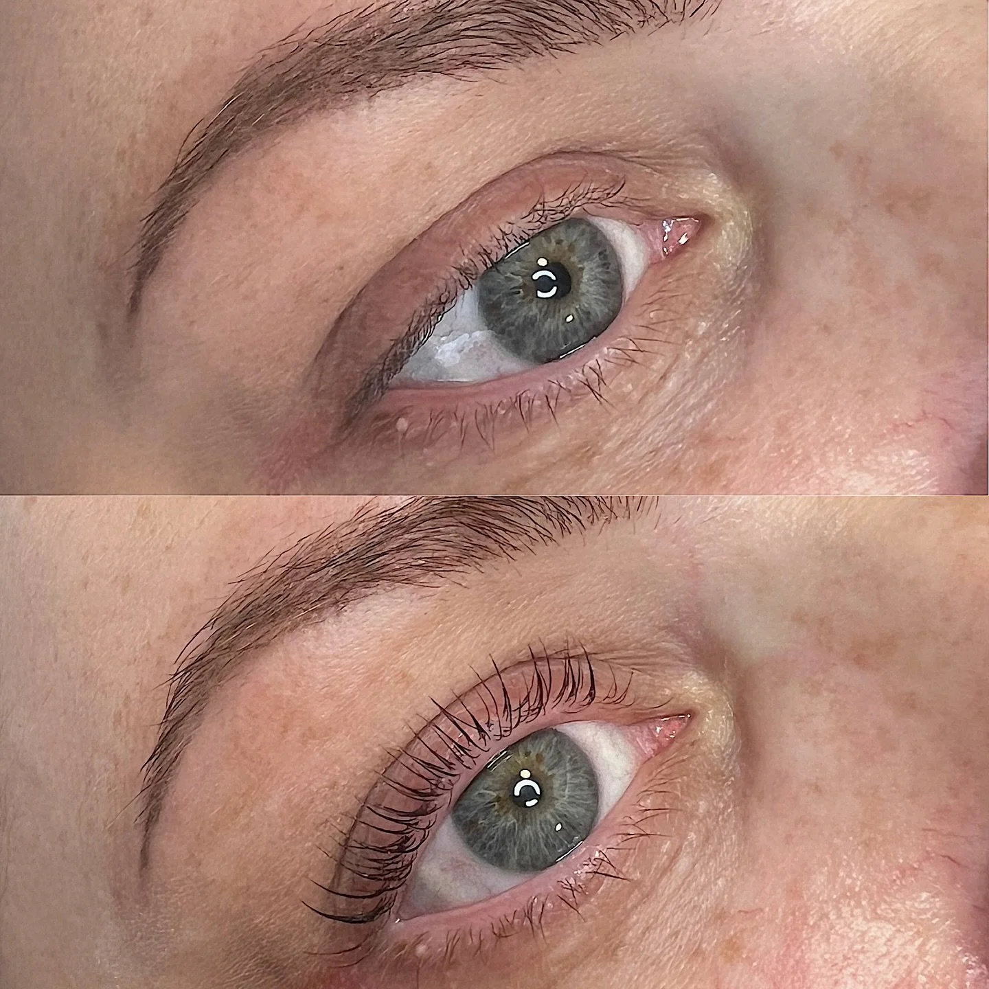 Vippeløft før og etter🌸