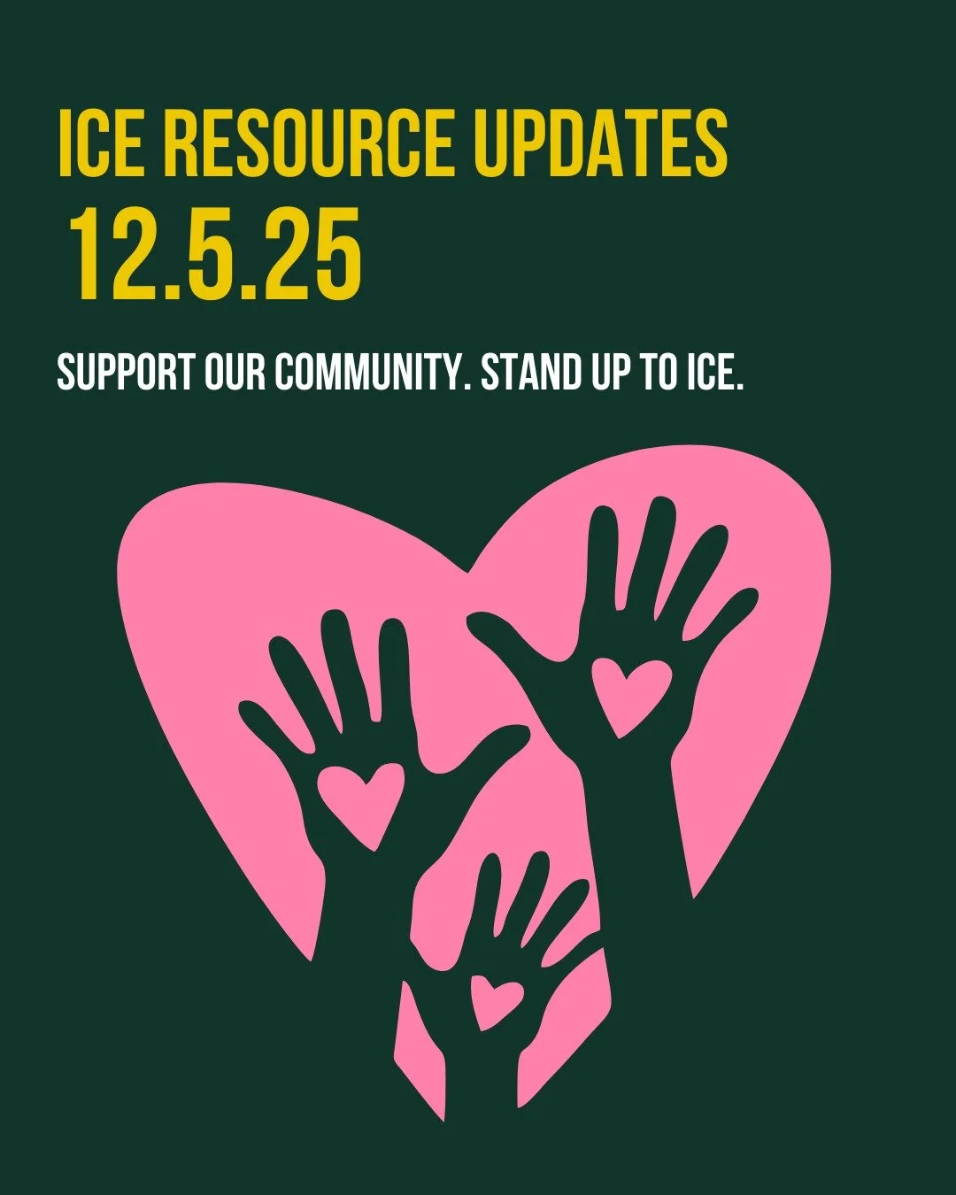 Whittier is making it clear: ICE isn't welcome here.

Our Immigration Resource page is updated as of 12/5 with trainings, signage, petitions, and more.

Get connected + support your community 💚

If you have resources for us to add, please PM us or e