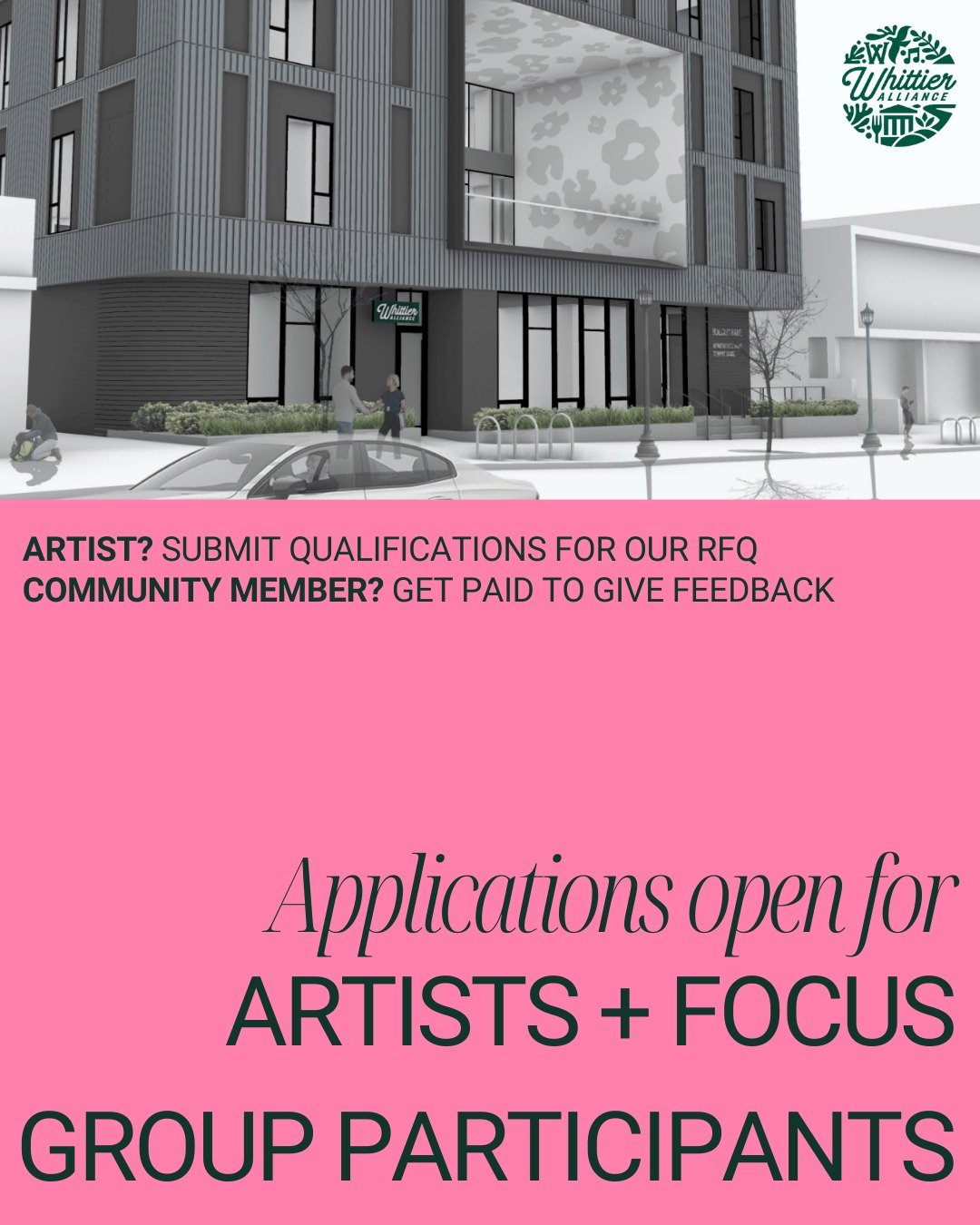 Calling all artists + community members! 🗣️

Whittier Alliance has partnered with @alliancehousinginc to develop 2116 Nicollet into 53 units of deeply affordable housing, plus office space for both orgs and a sliding scale community event space.

No