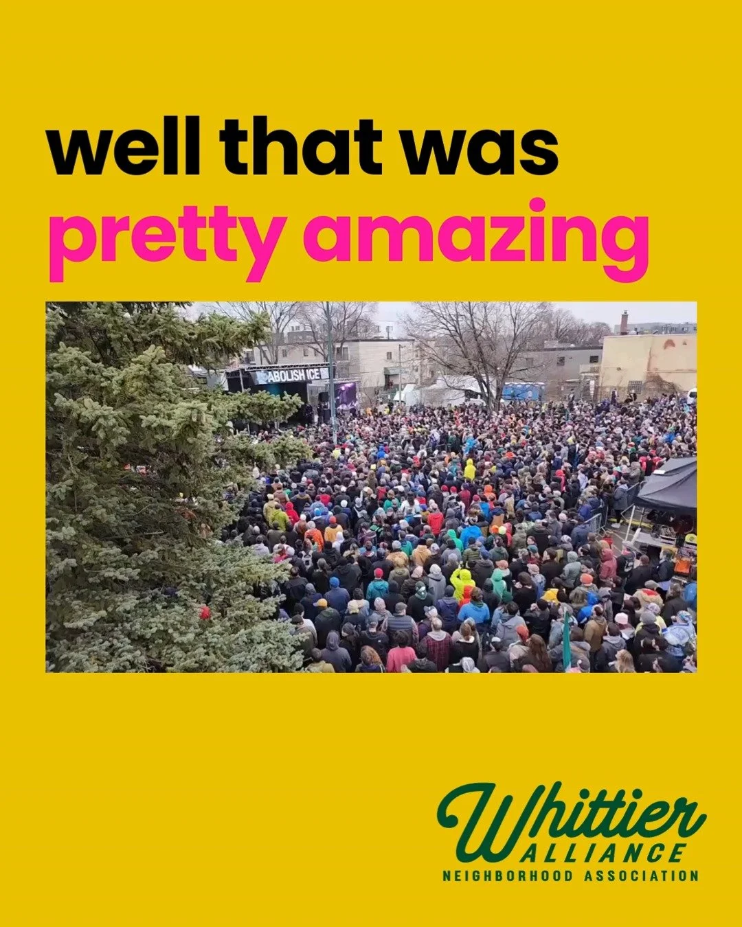 26th &amp; Nicollet, we love you 💚

Thank you for SHOWING UP and SHOWING OUT for joy, resilience, and art.

It is easy to be overwhelmed with despair. It felt SO good to be overwhelmed instead by the love and strength of our community.

Thank you th