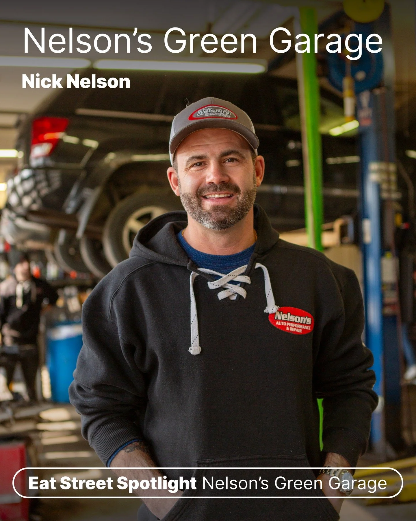 Nick Nelson runs Nelson's Green Garage in a building that's been fixing cars since 1916. 

Born and raised in South Minneapolis, Nick rode his bike down this vibrant corridor as a kid. Now he operates a small family-owned shop serving a diverse custo