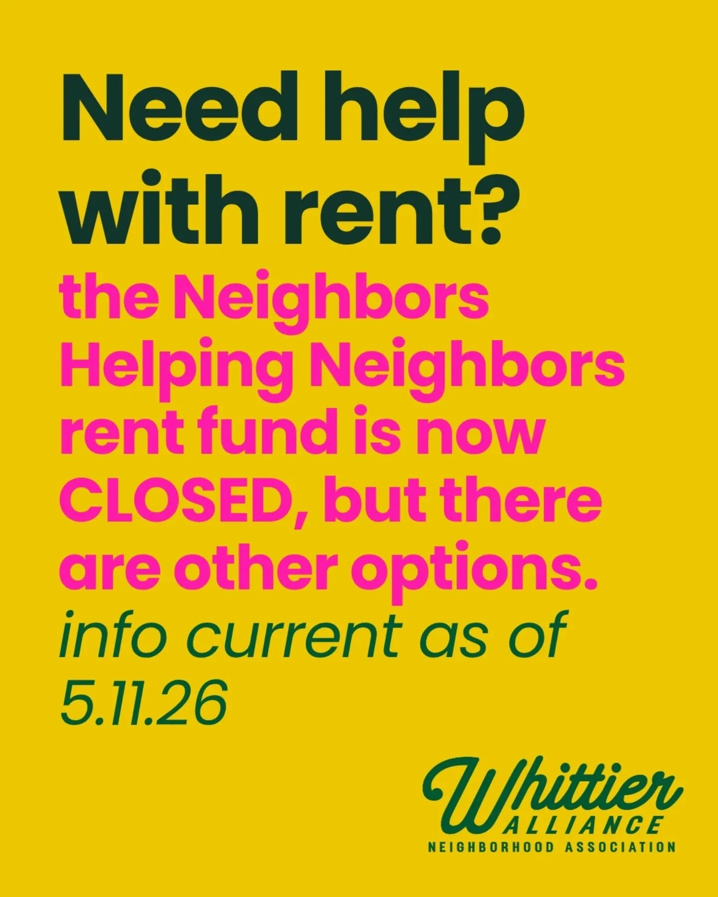 Looking for help with rent? We dug through the application links and requirements so you don't have to.

If you live in Minneapolis, you have options:
🏠  @mplsgov emergency rent funds in partnership with @hennepincounty 
🏠  @hennepincounty emergenc