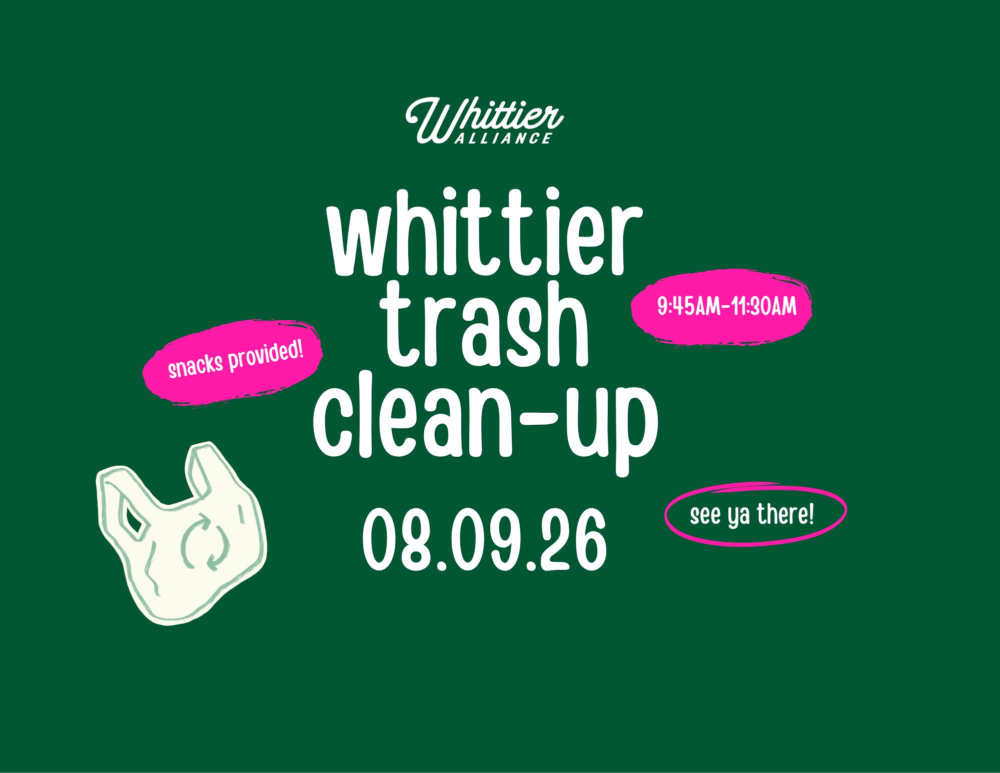 August Neighborhood Trash Clean-Up