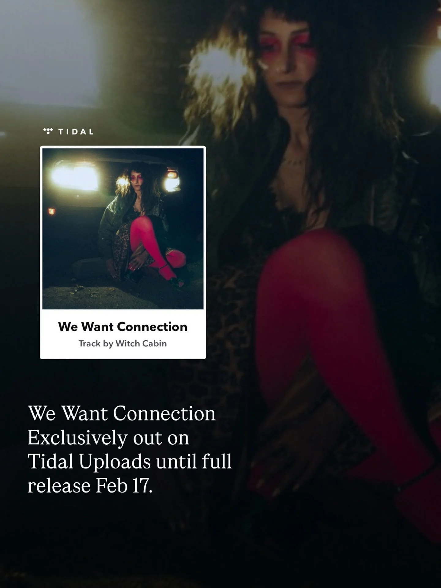 Pre-release only on Tidal. ! Get it! 

#tidaluploads #tidalheadliners