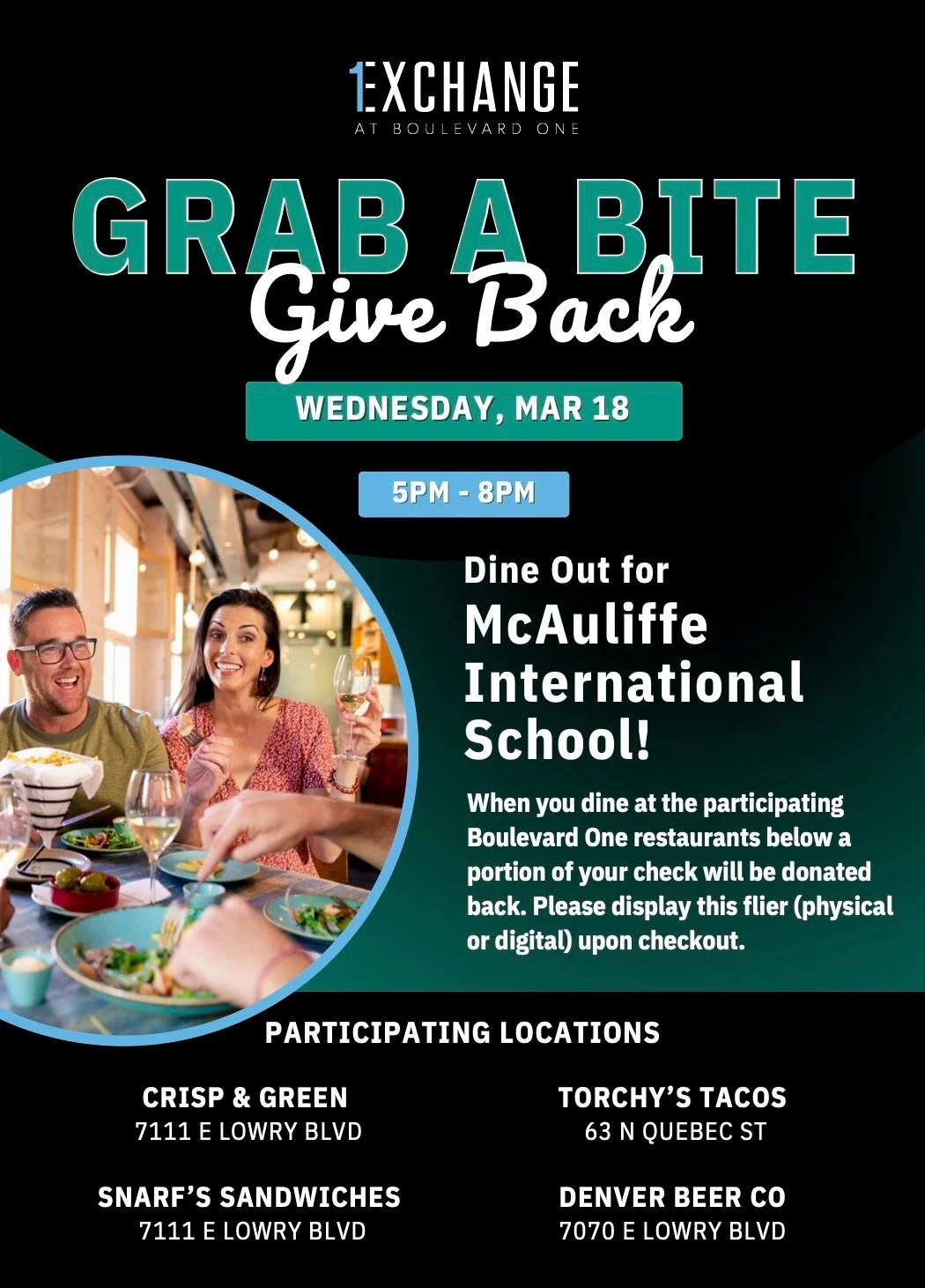 School Give Back Night