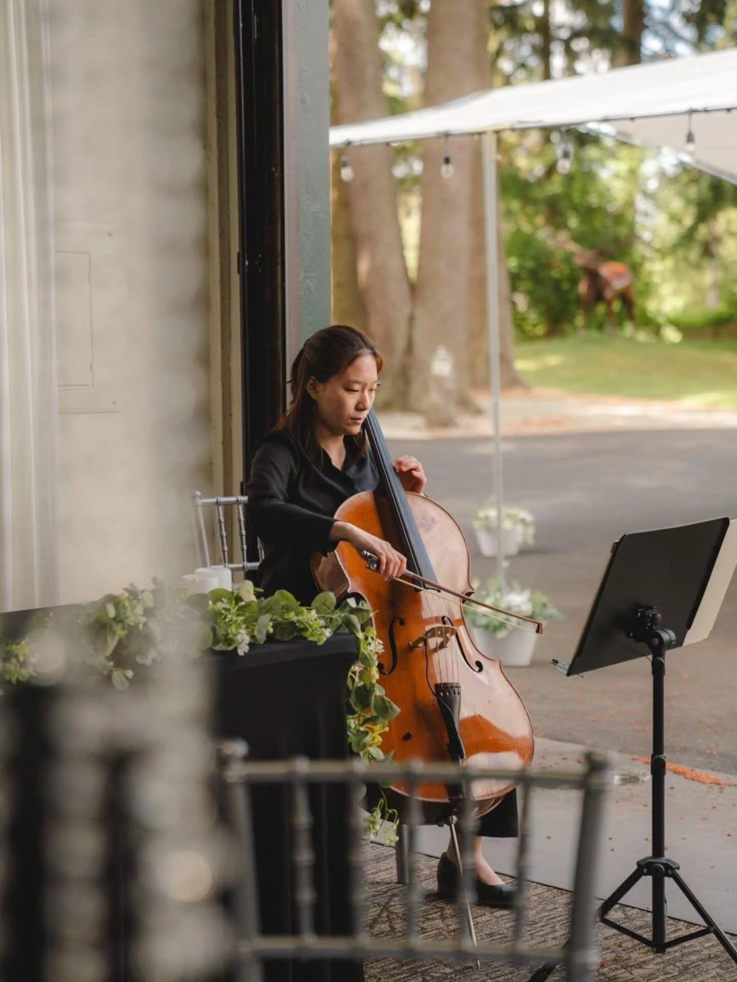 Thanks for @vowhouse.media for these lovely photos at Jo &amp; Bri's wedding this past weekend!

It was so fun to play the brides down the aisle and perform a rollicking cocktail hour session. The small chapel was so adorable and had amazing acoustic