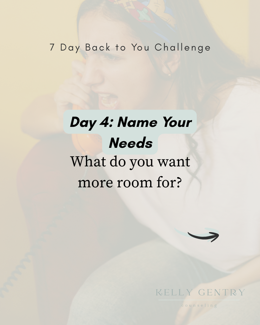 Day 4: Name your needs