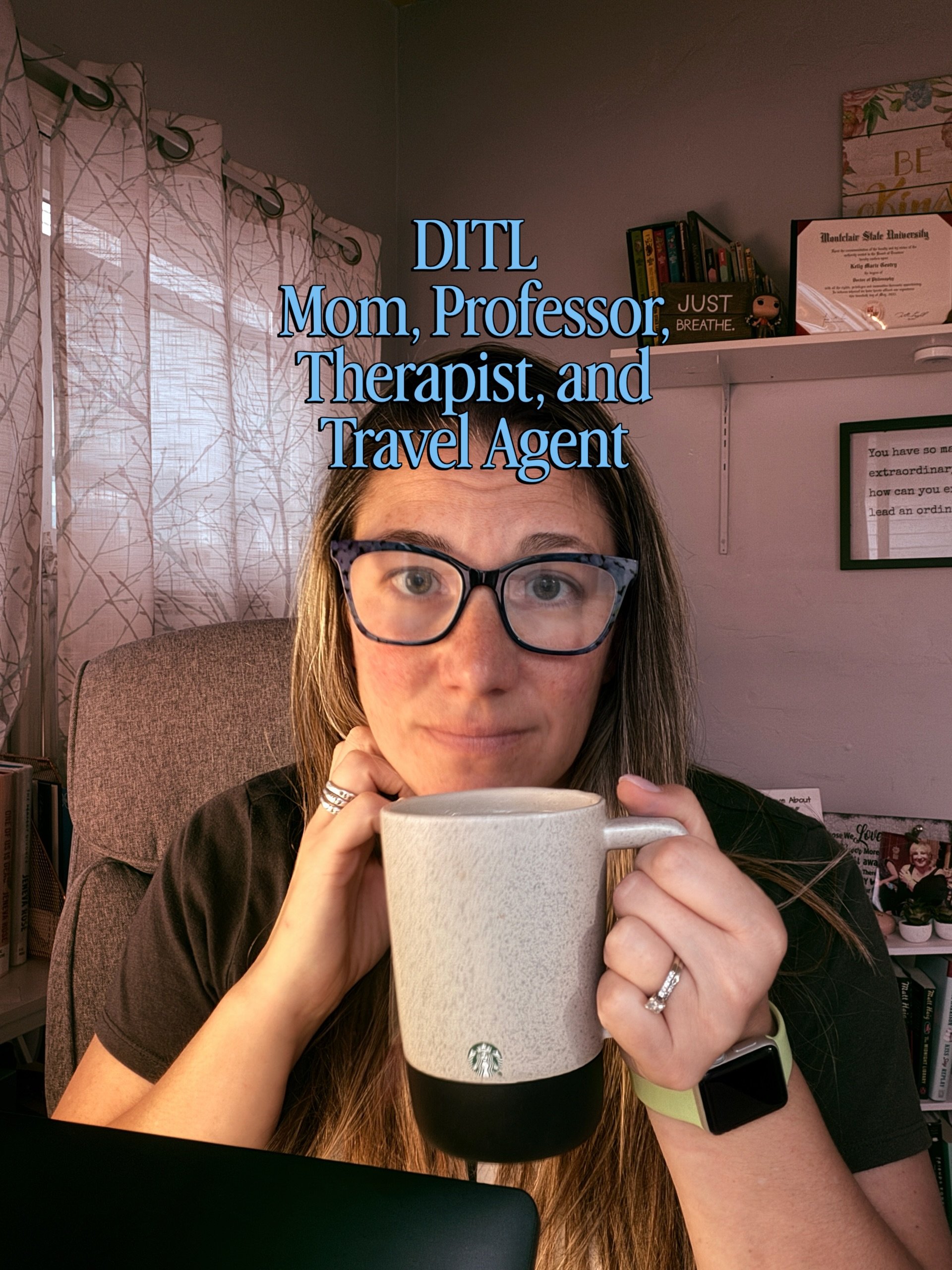 It was a busy day. There wasn&rsquo;t nearly enough coffee. 

#travel #privatepractice #therapy #mom
