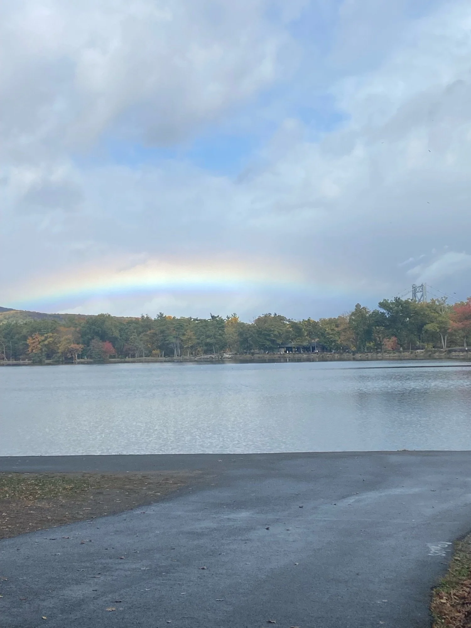 the lake at Bear Mountain, NY